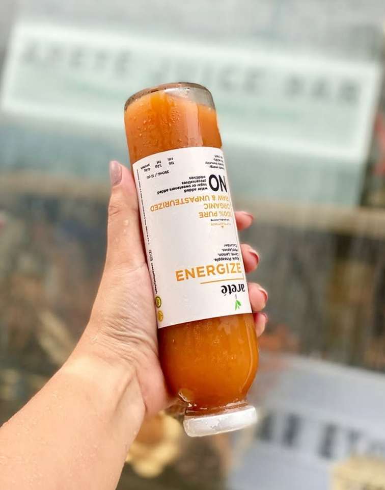 Arete Lifestyle Energize Cold Pressed Juice Real Food PH