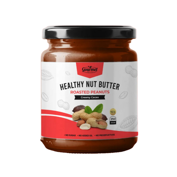 Gourmet Healthy – Healthy Nut Butter (Creamy Cacao)