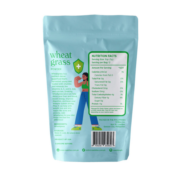Raw Bites – Wheatgrass Powder
