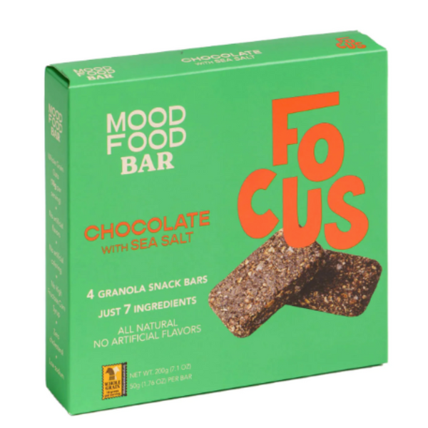 Mood Food  – FOCUS Chocolate with Sea Salt Bar