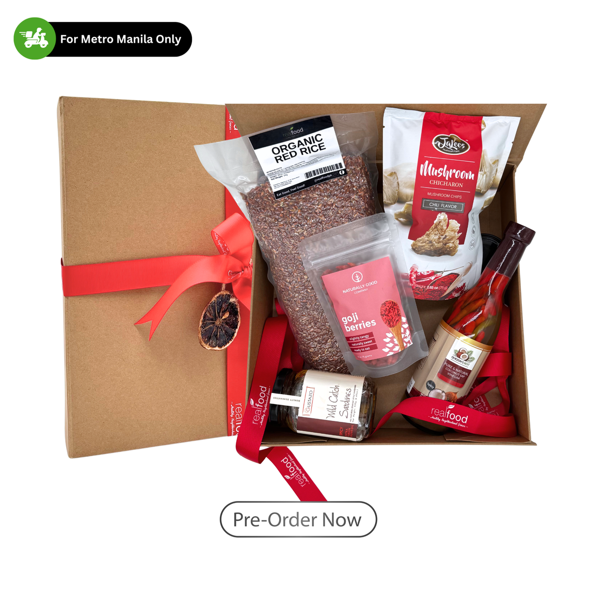 Gift Set — Color Coordinated Gift Box Red