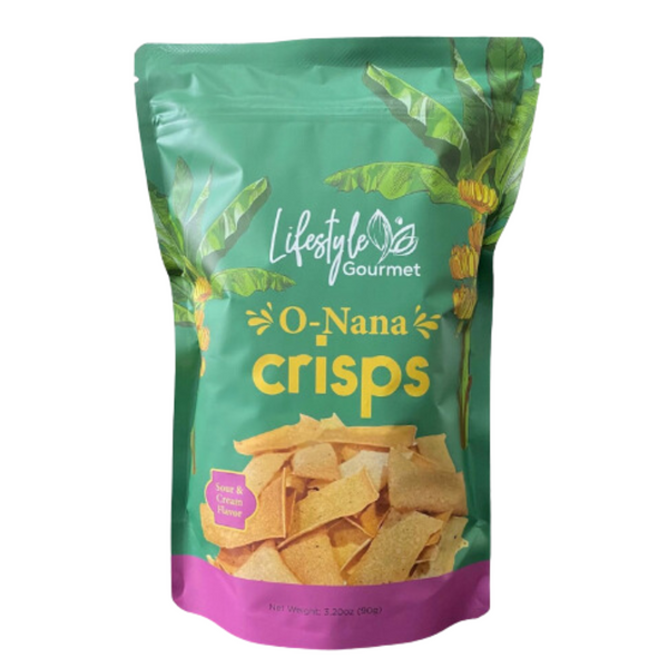 Lifestyle Gourmet - O-Nana Crisps (Sour & Cream Flavor)
