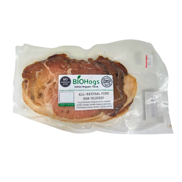 BIOHogs – All-Natural Pork Ham (Sliced)