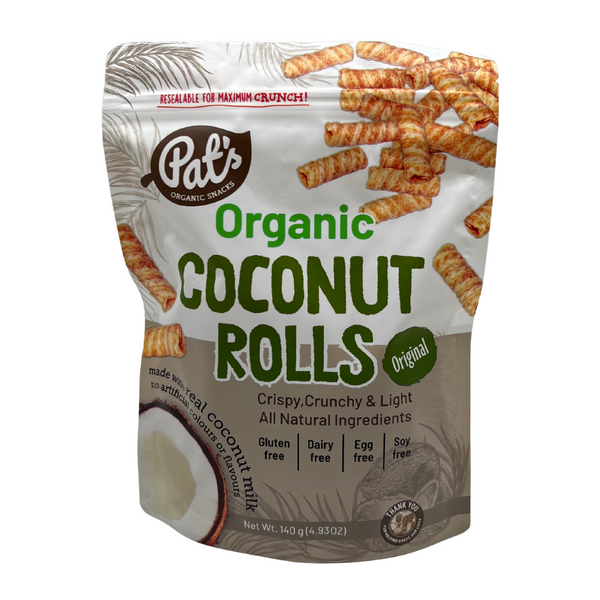 Pat's Organic Snacks – Organic Coconut Rolls (Original)