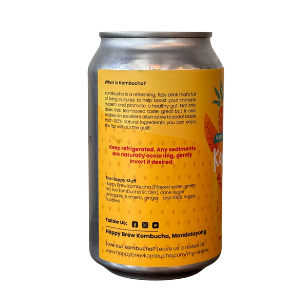 Happy Brew Kombucha — Pineapple Express