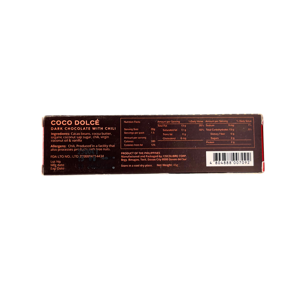 Coco Dolcé - Dark Chocolate with Chili
