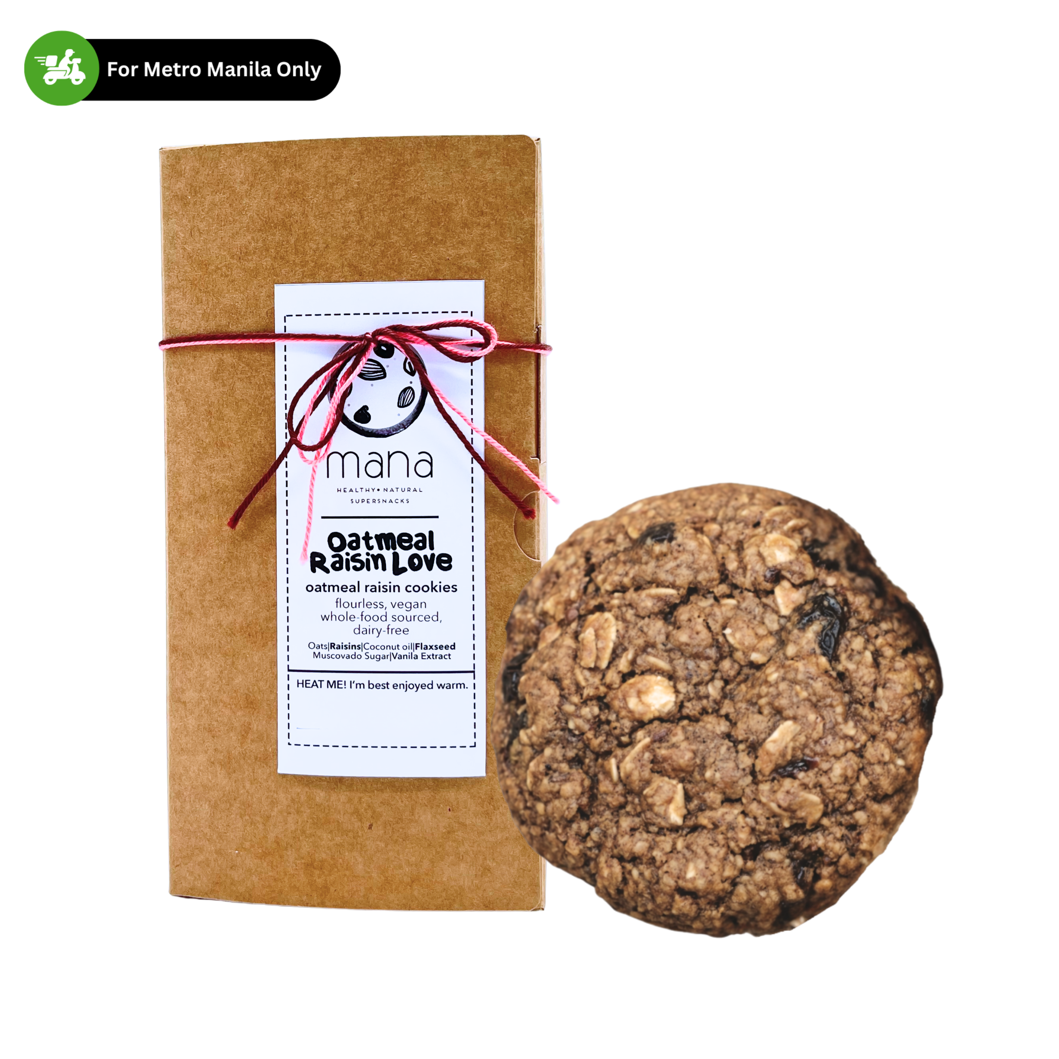 Mana Bites – Oatmeal Raisin Love Cookies