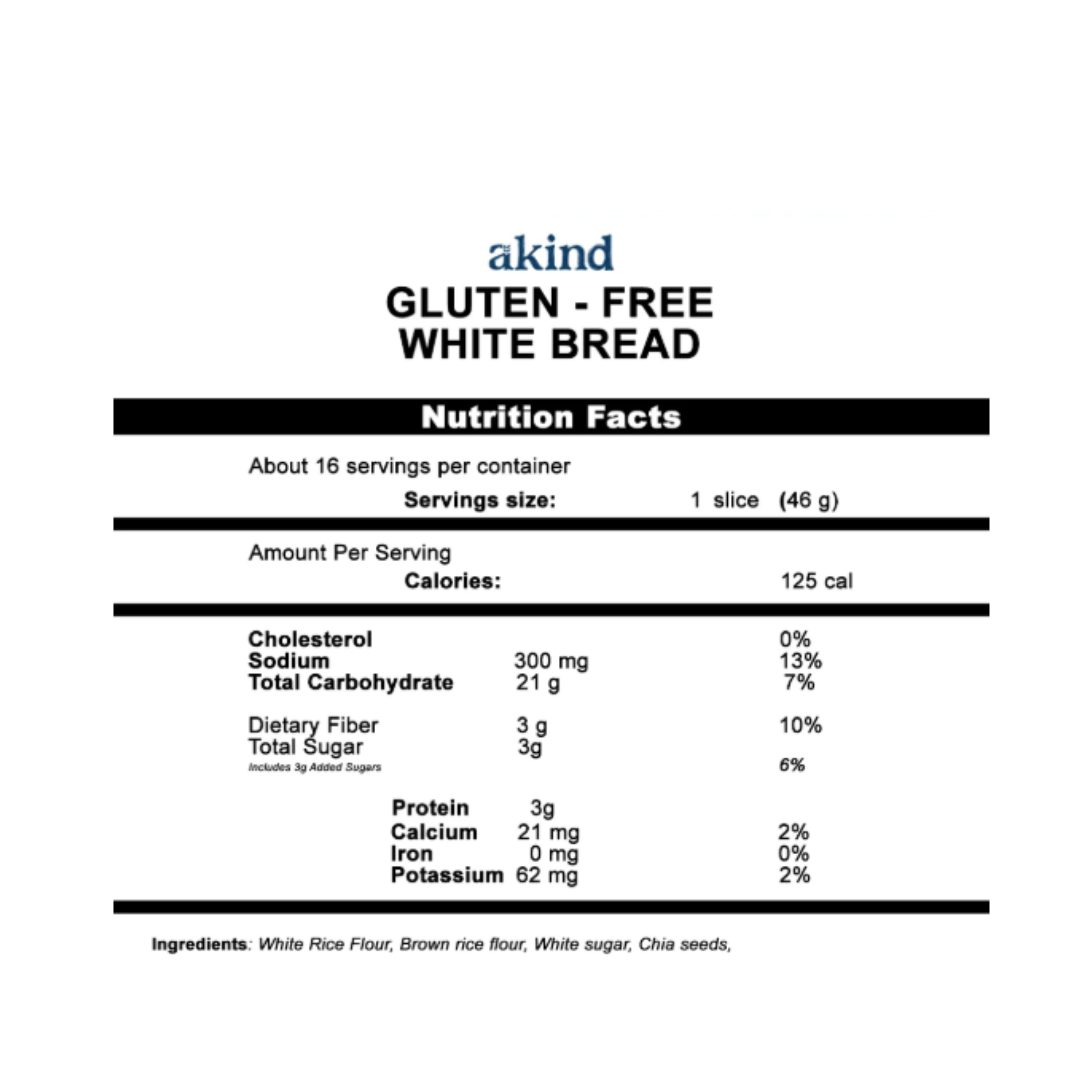 Akind – Gluten Free White Bread
