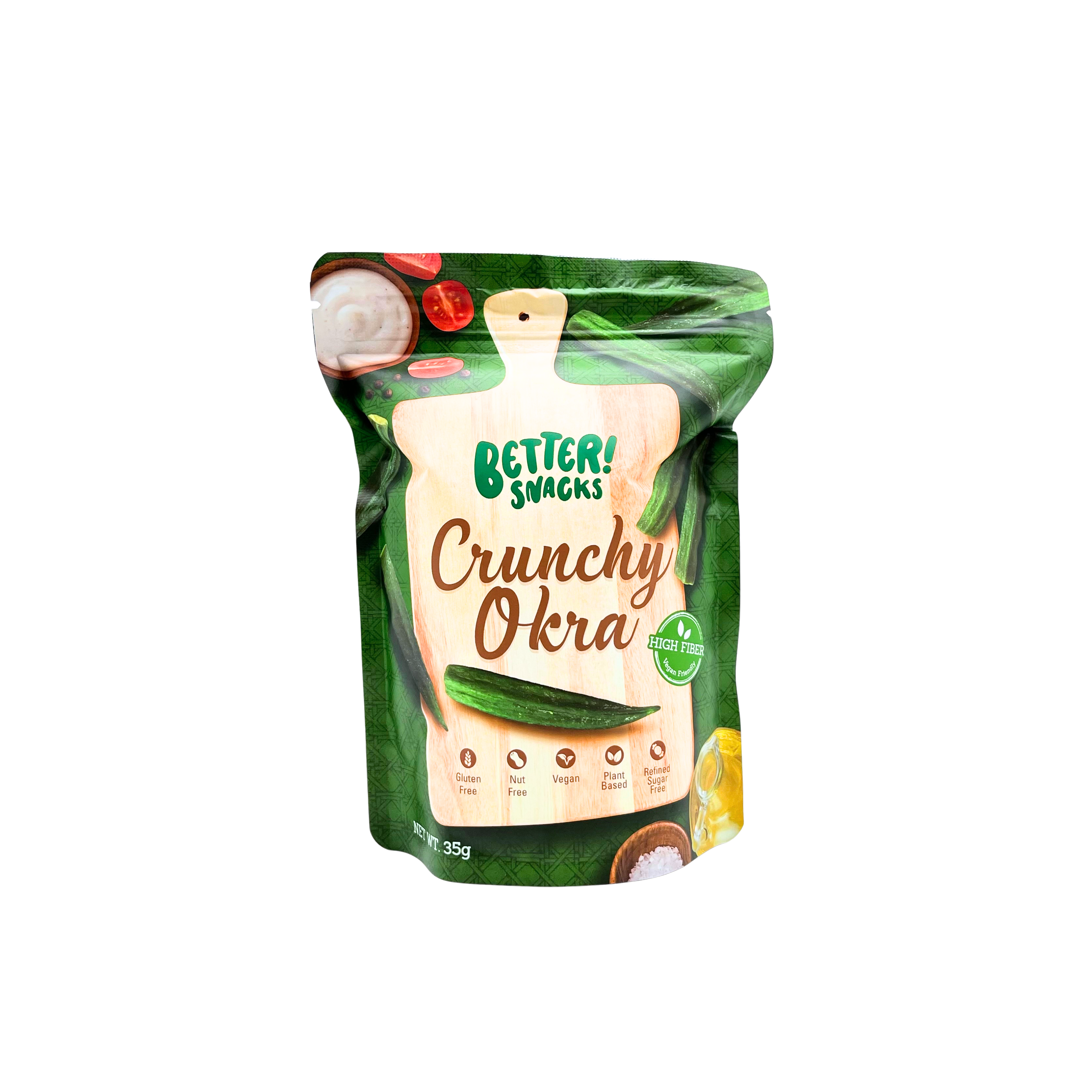 Better Snacks – Okra Chips