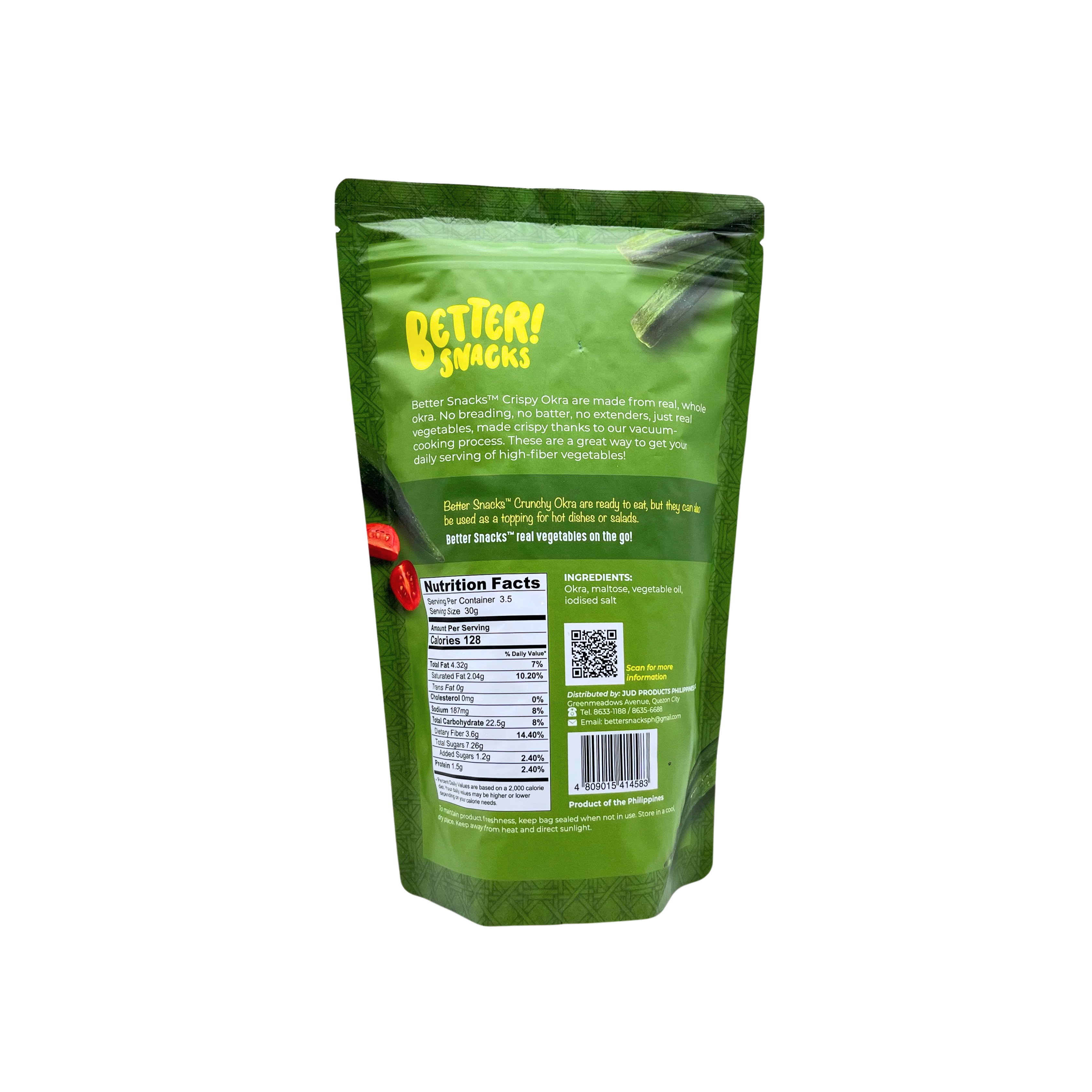 Better Snacks – Okra Chips