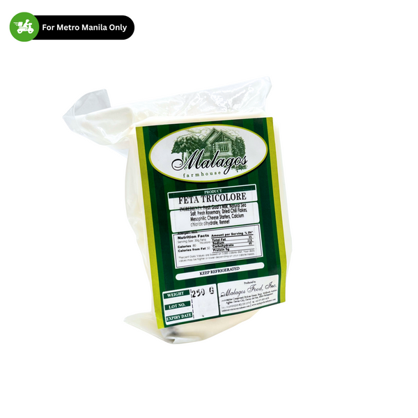 Malagos Farmhouse - Goat Cheese Feta Tricolor