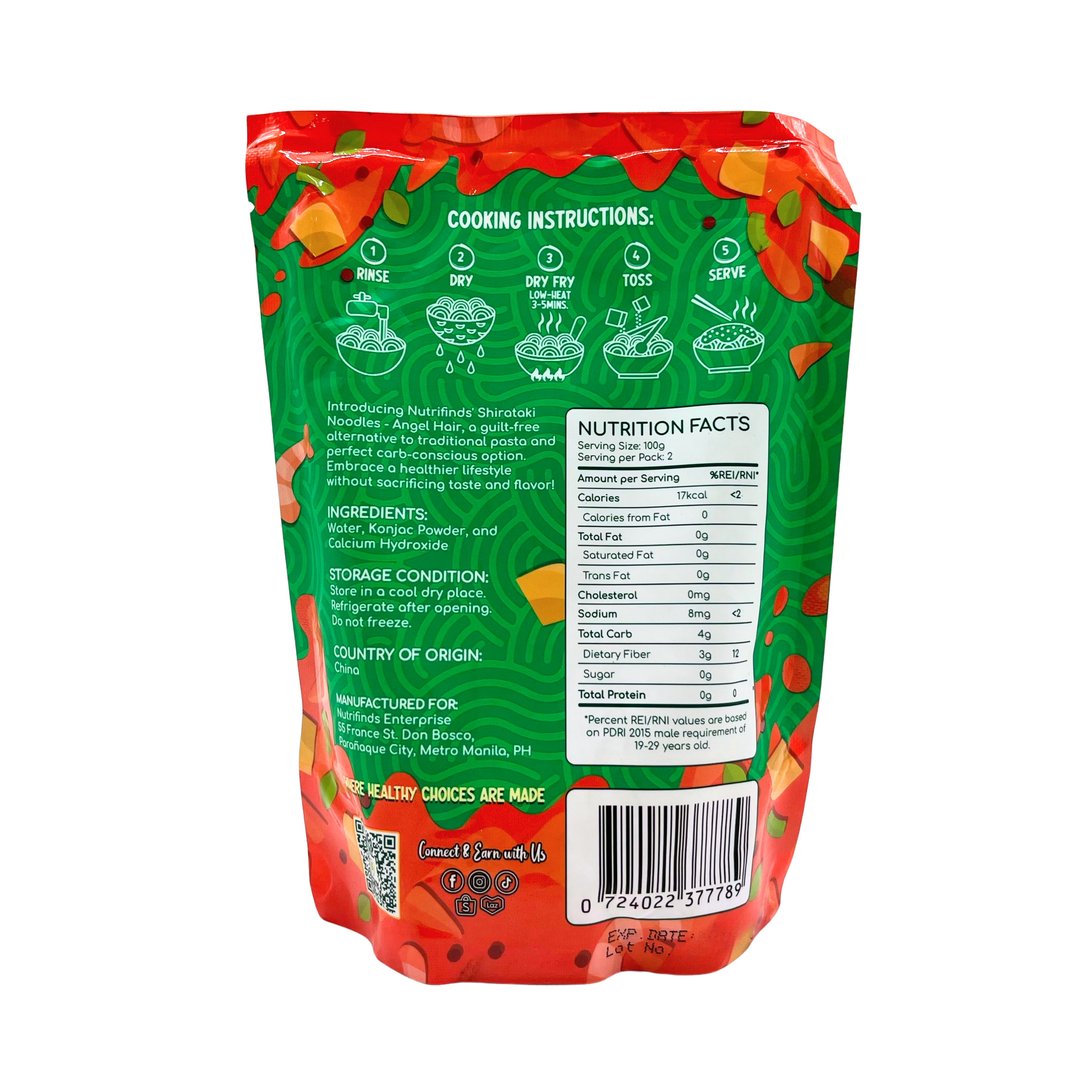 Nutrifinds - Shirataki Angel Hair