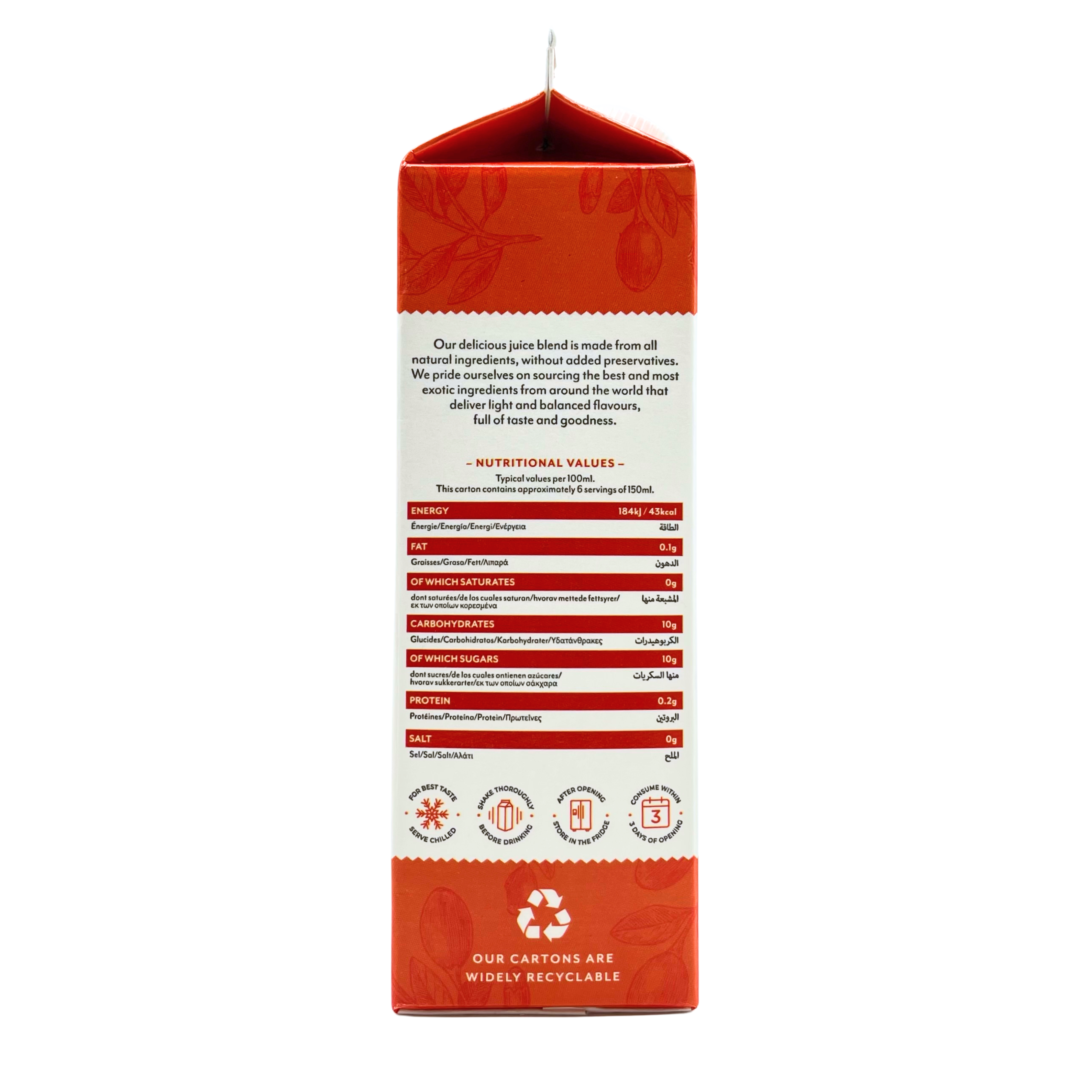The Berry Company – Naturally Light Goji Berry Juice Blend