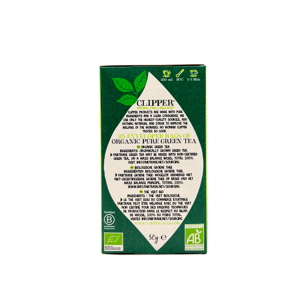 Clipper Teas – Organic Pure Green Tea