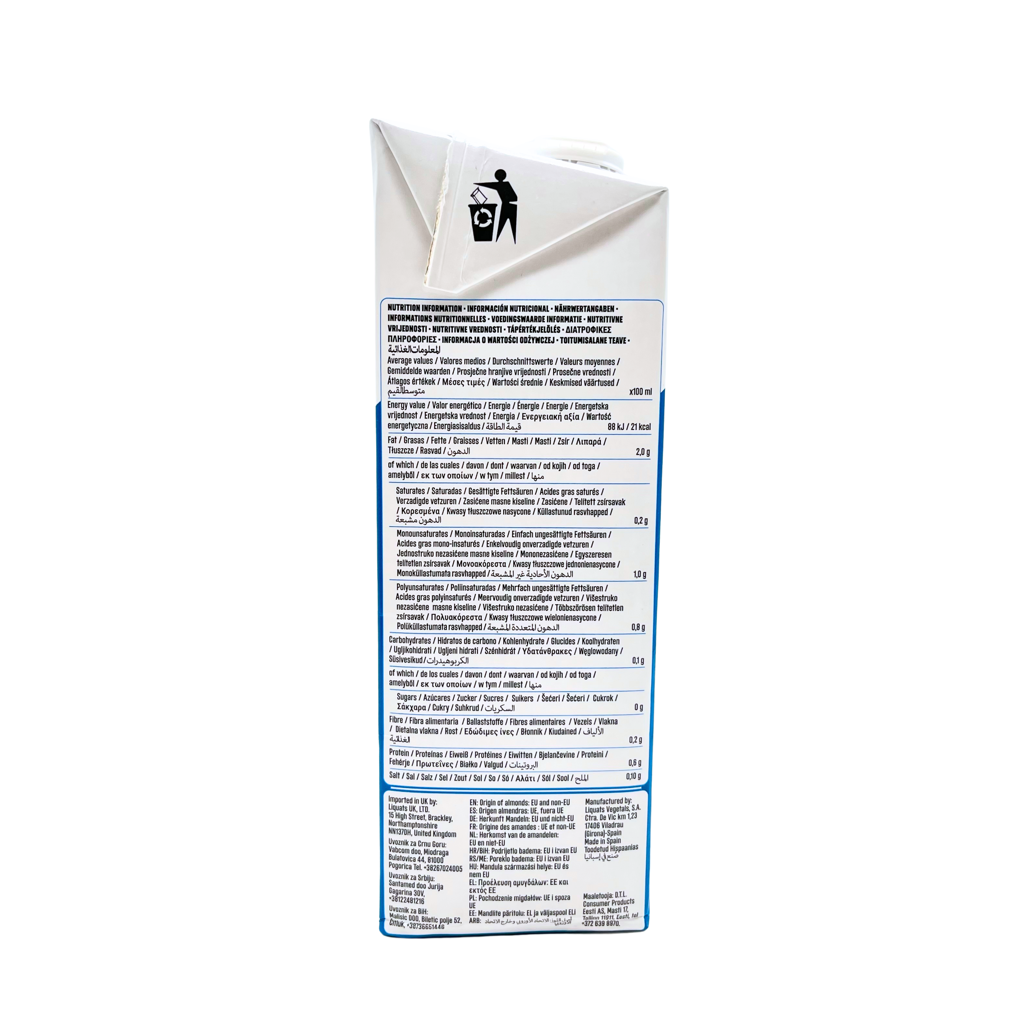 Natrue – Unsweetened Almond Drink
