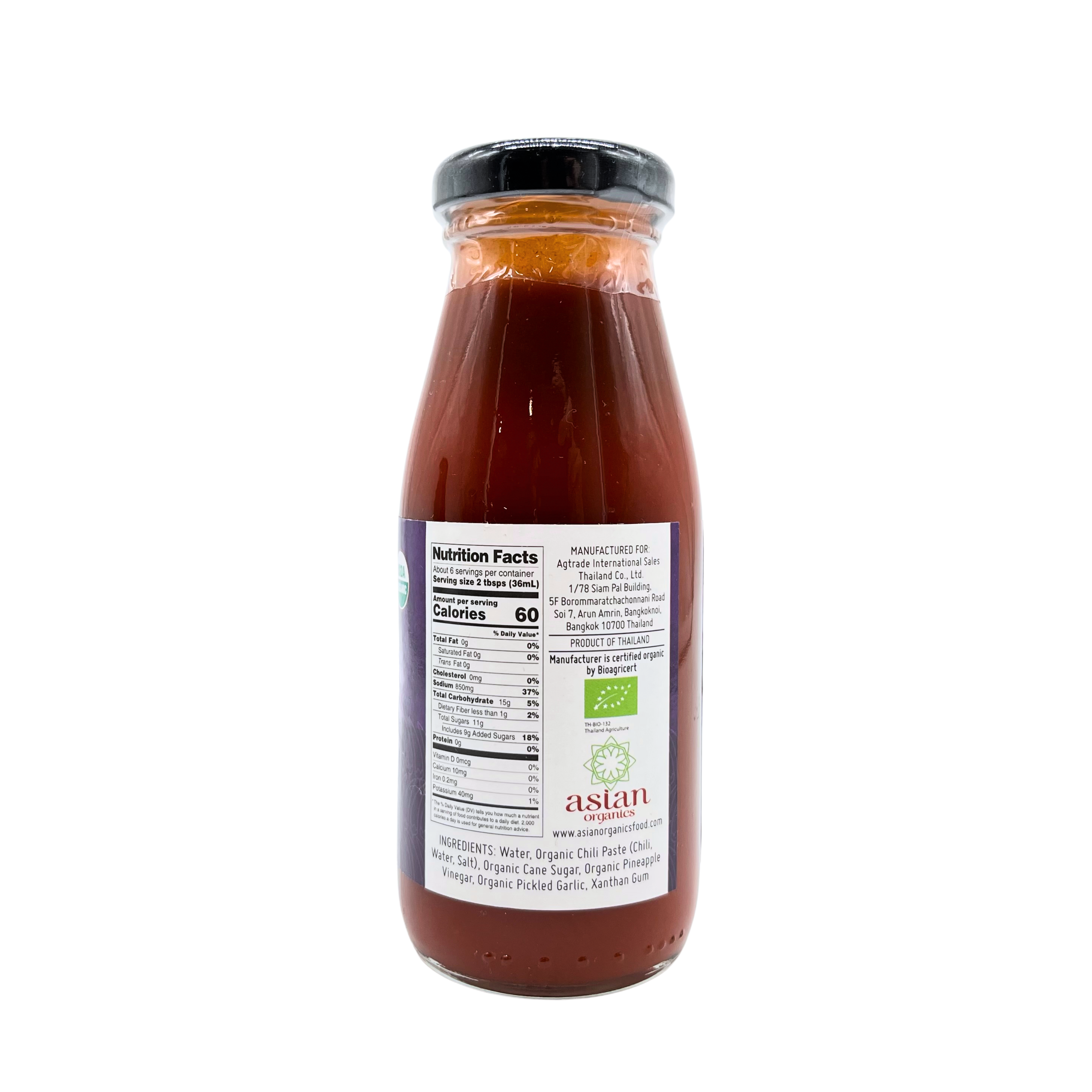 Asian Organics — Organic Chili Sauce (Medium Heat)