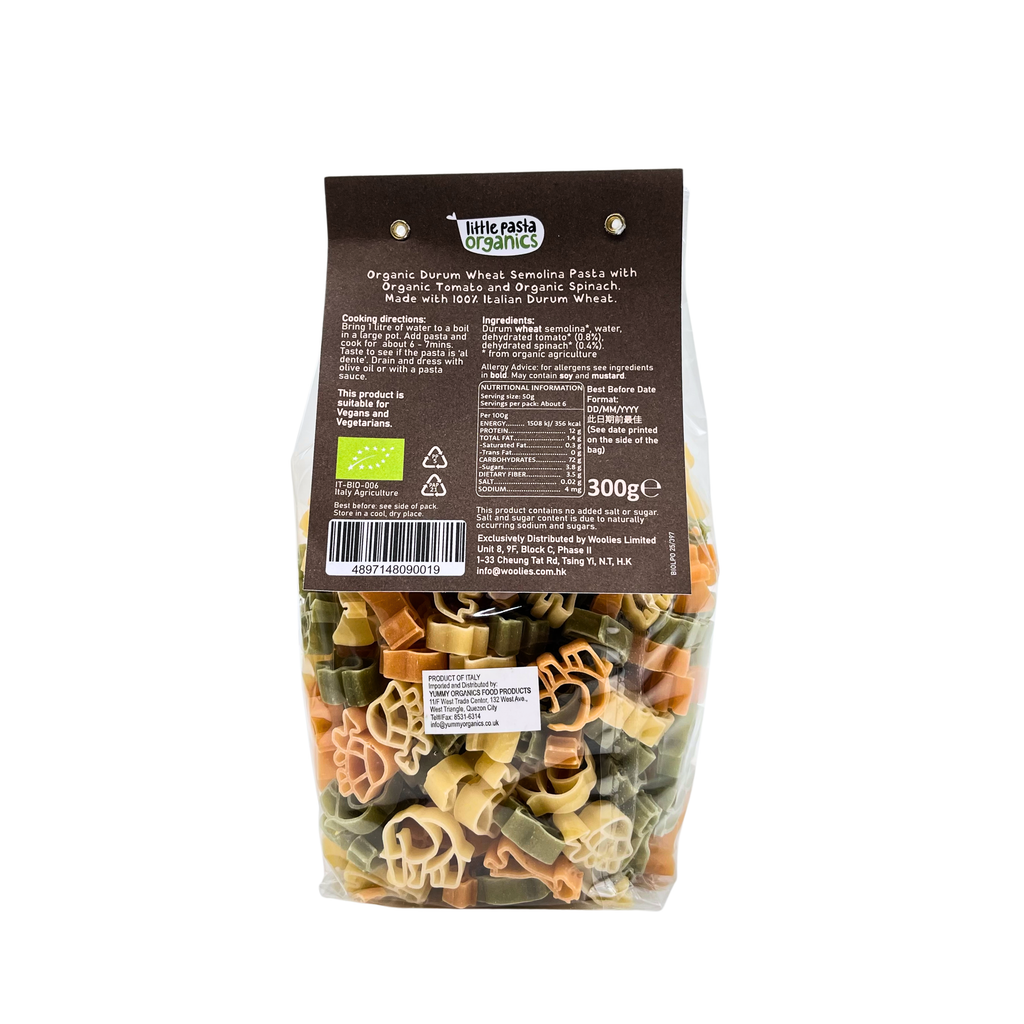 Little Pasta Organics – Animal Organic Tricolor Pasta
