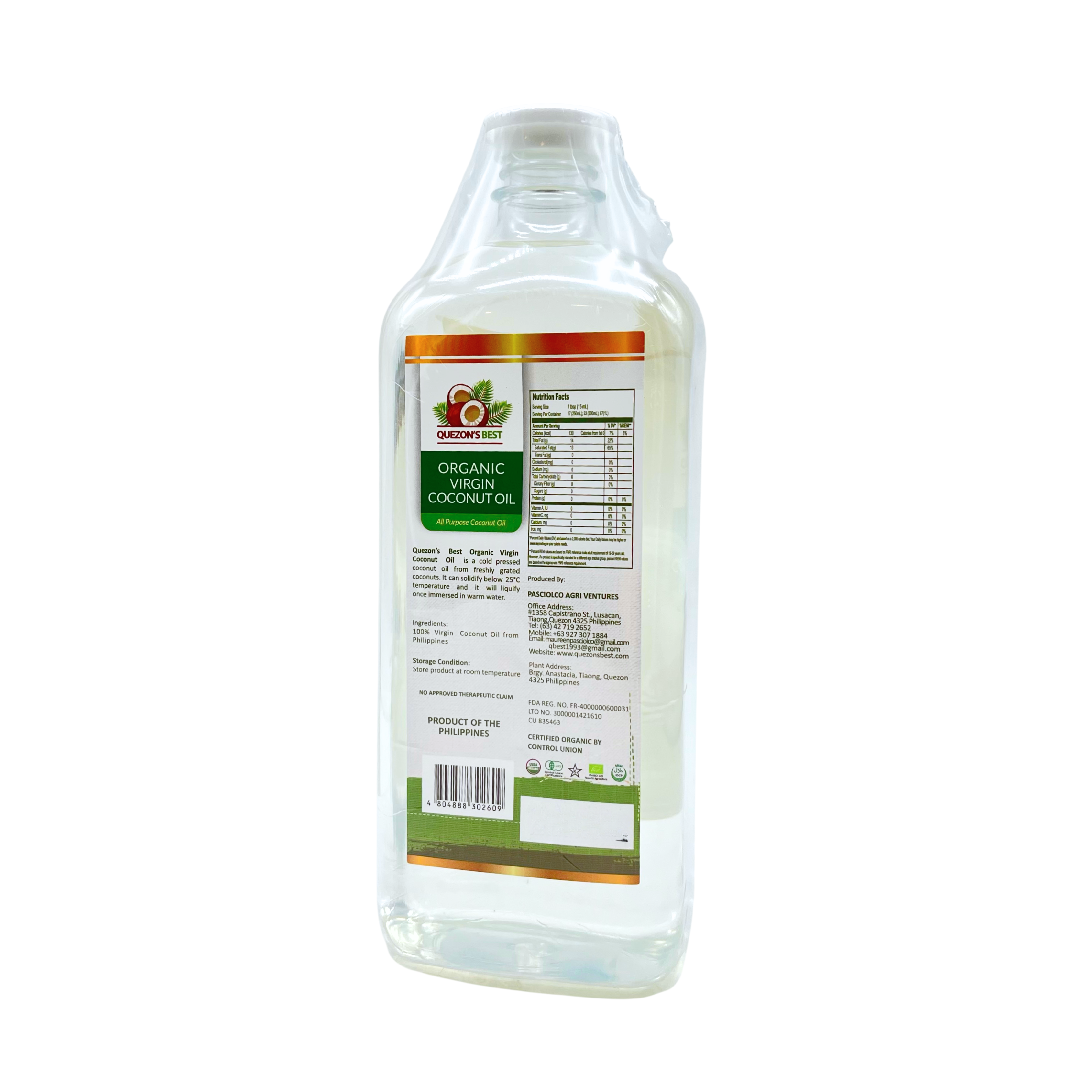 Quezon's Best — Virgin Coconut Oil