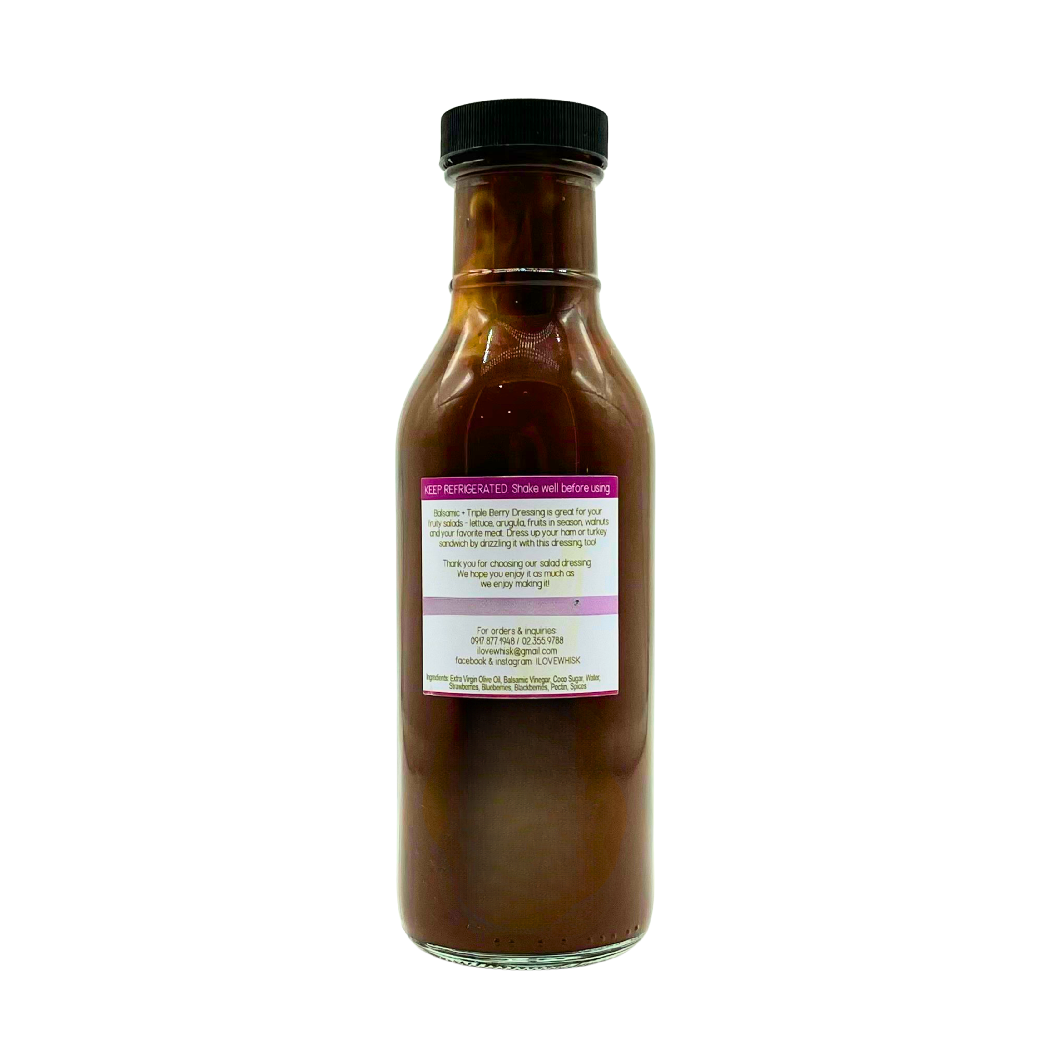 Whisk – Balsamic and Triple Berry Paleo Dressing