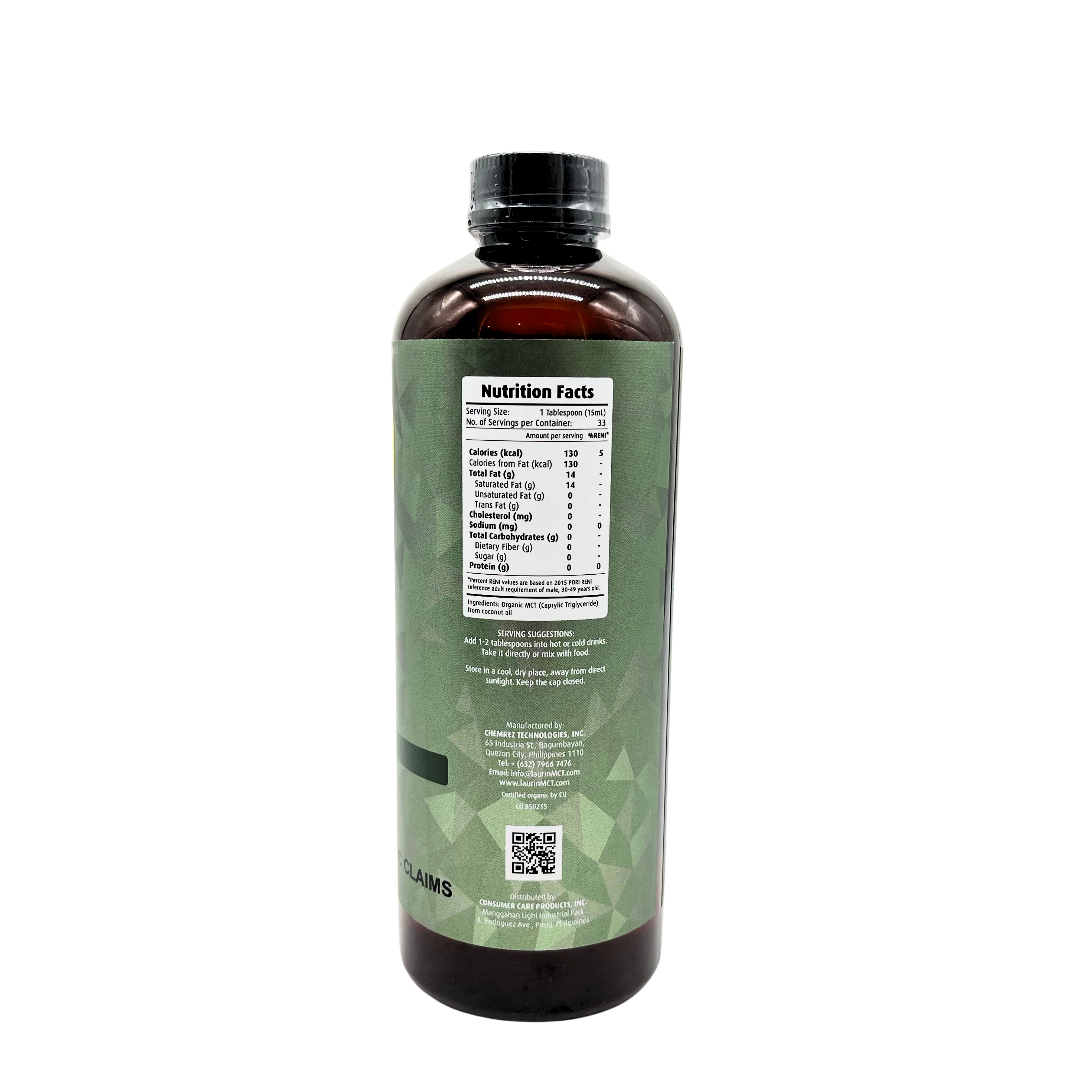 Laurin - Pure C8 MCT Oil