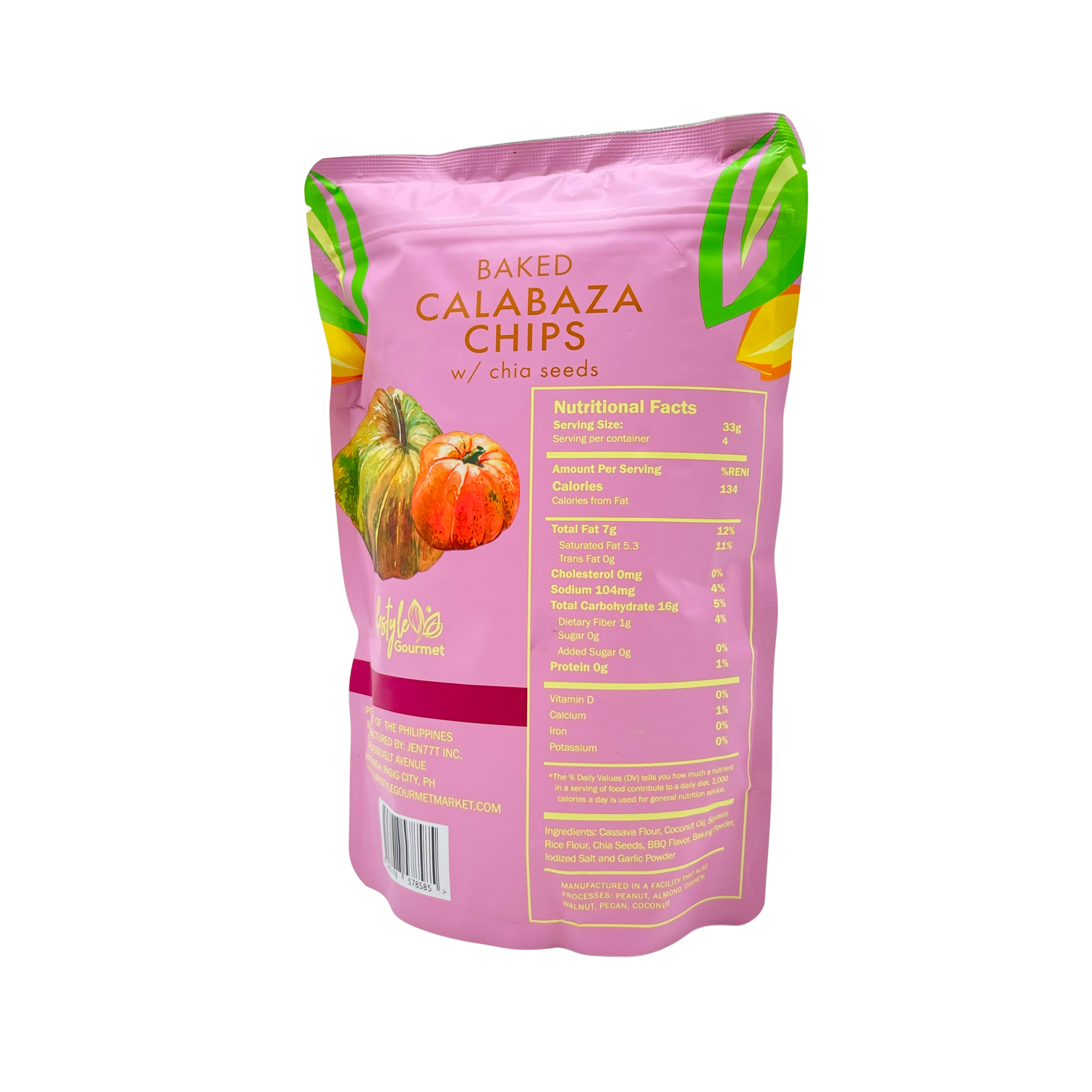 Lifestyle Gourmet - Barbecue Calabaza Chips 130g