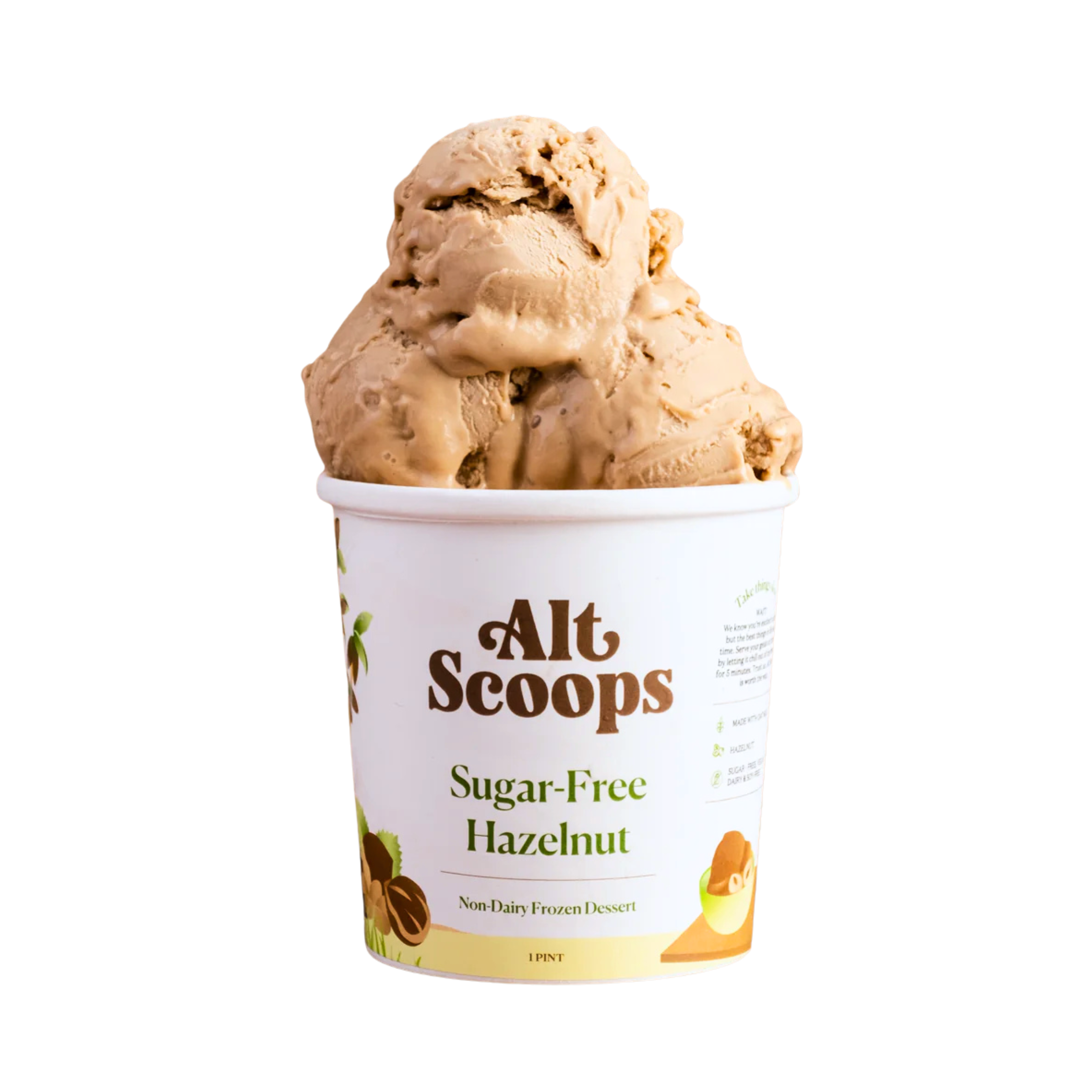 Alt Scoops – Sugar Free Hazelnut Gelato