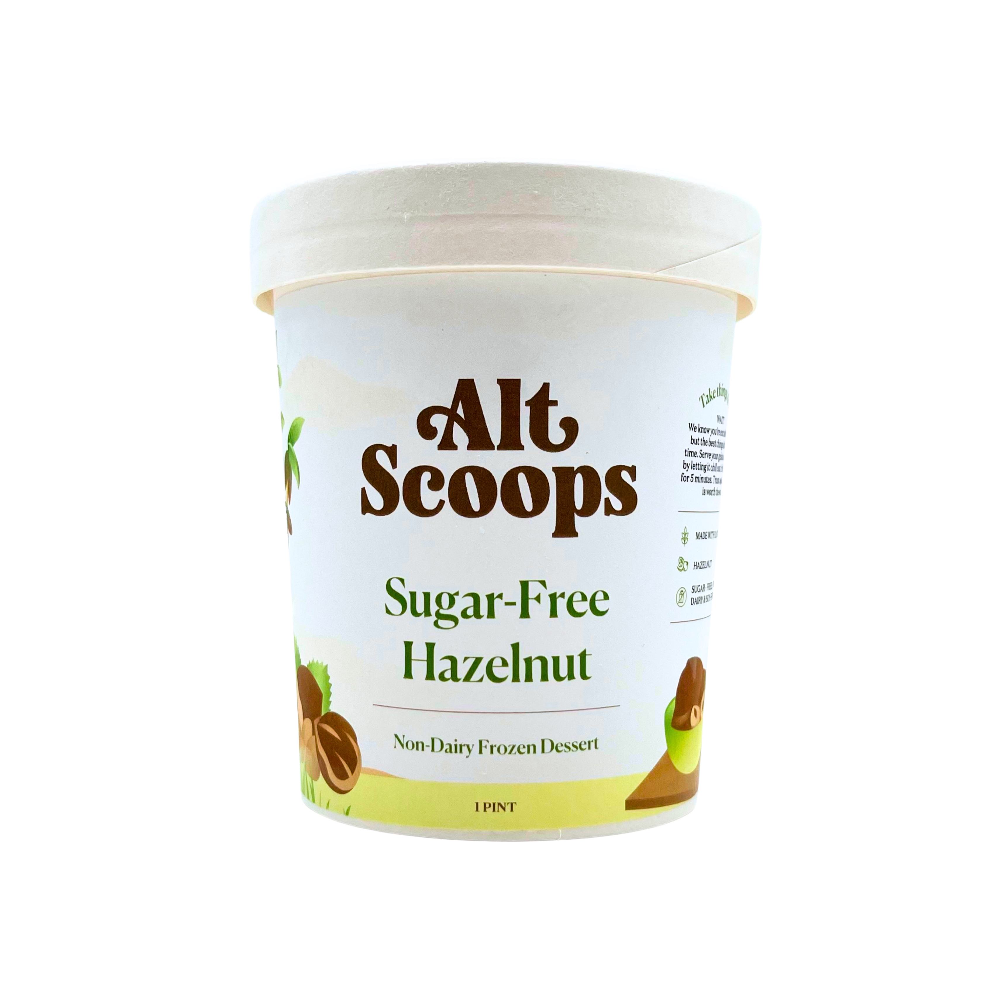 Alt Scoops – Sugar Free Hazelnut Gelato
