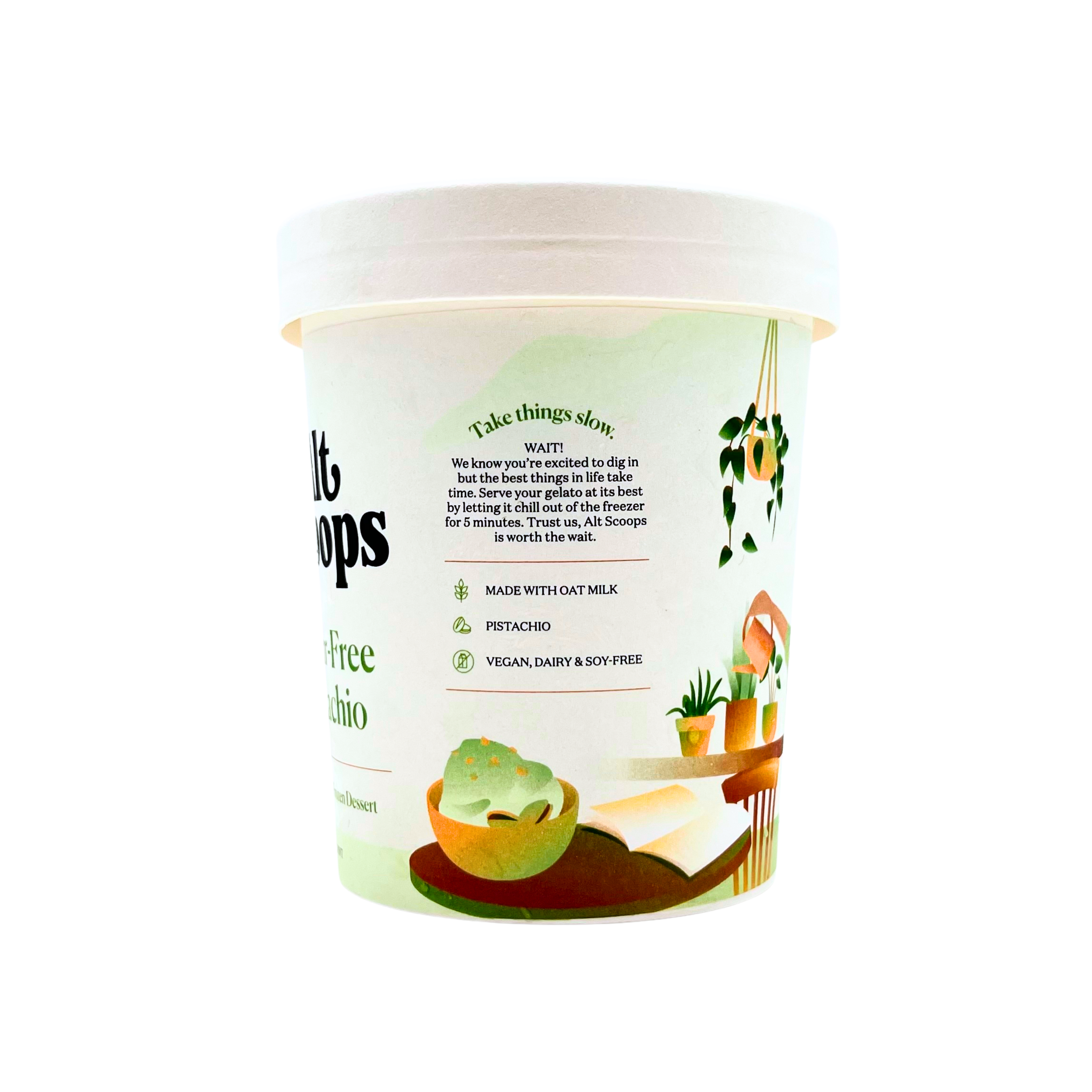 Alt Scoops – Sugar Free Pistachio Gelato