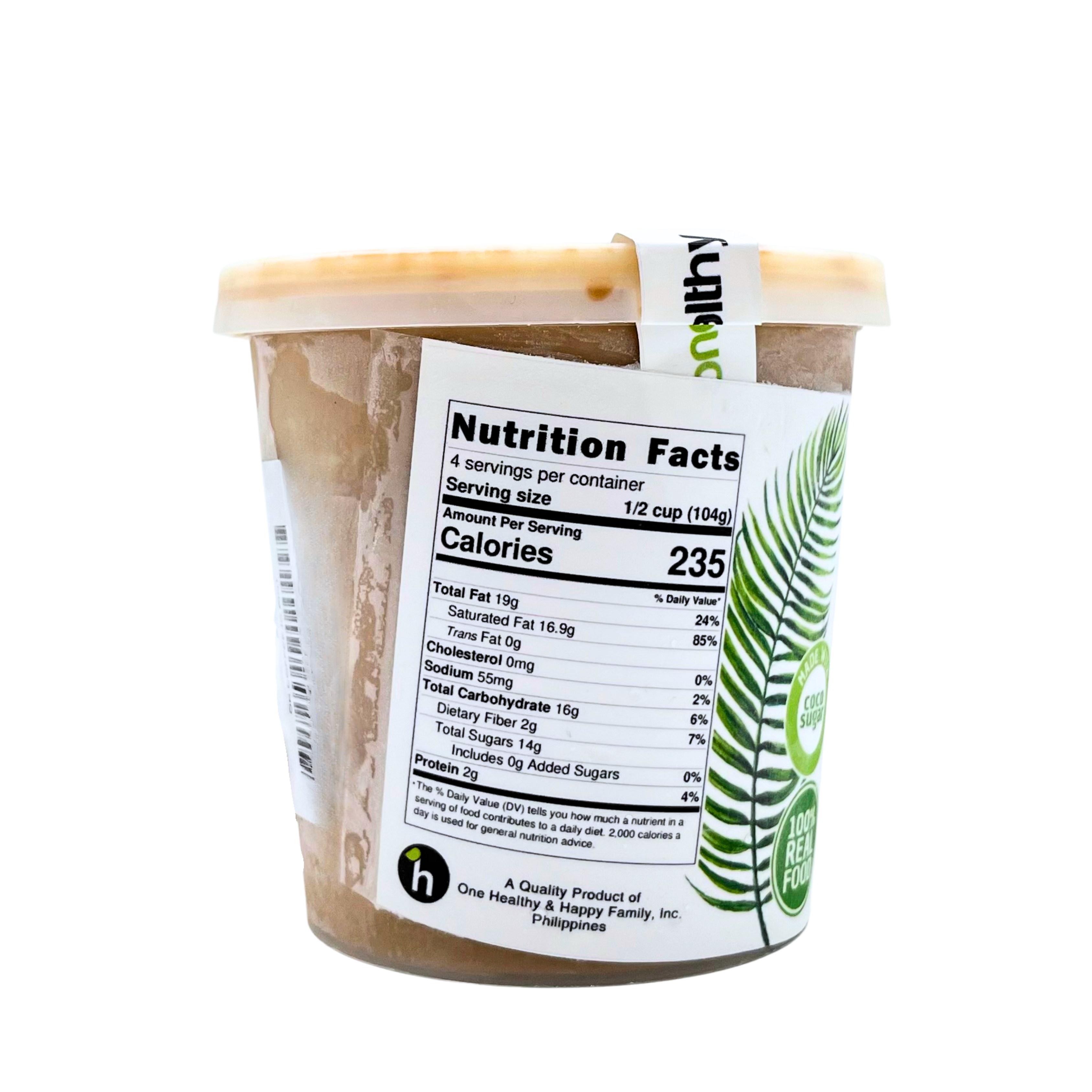One Healthy — Non-Dairy Coconut Coffee Ice Cream