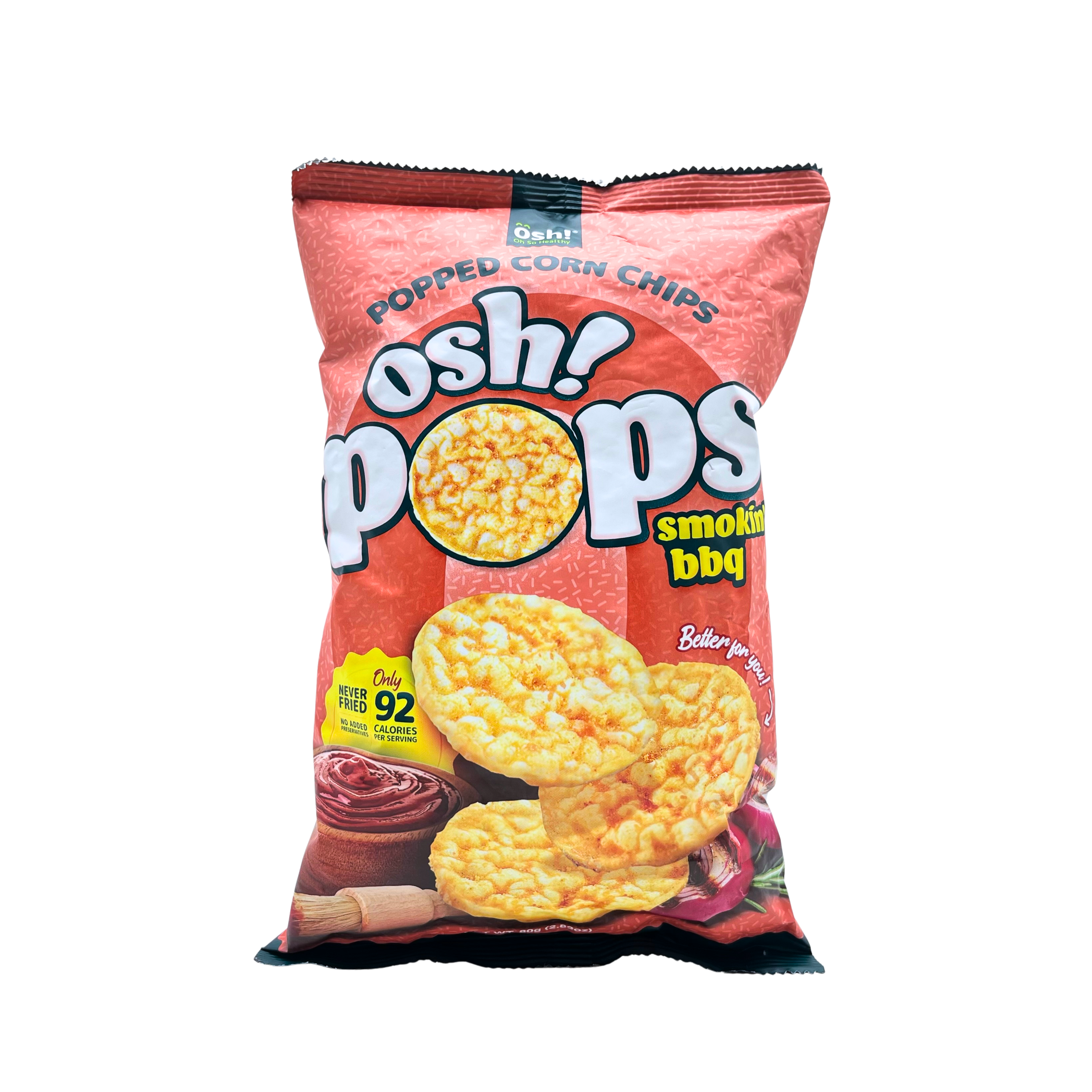 Oh So Healthy! – Smokey Barbeque Popped Corn Chips