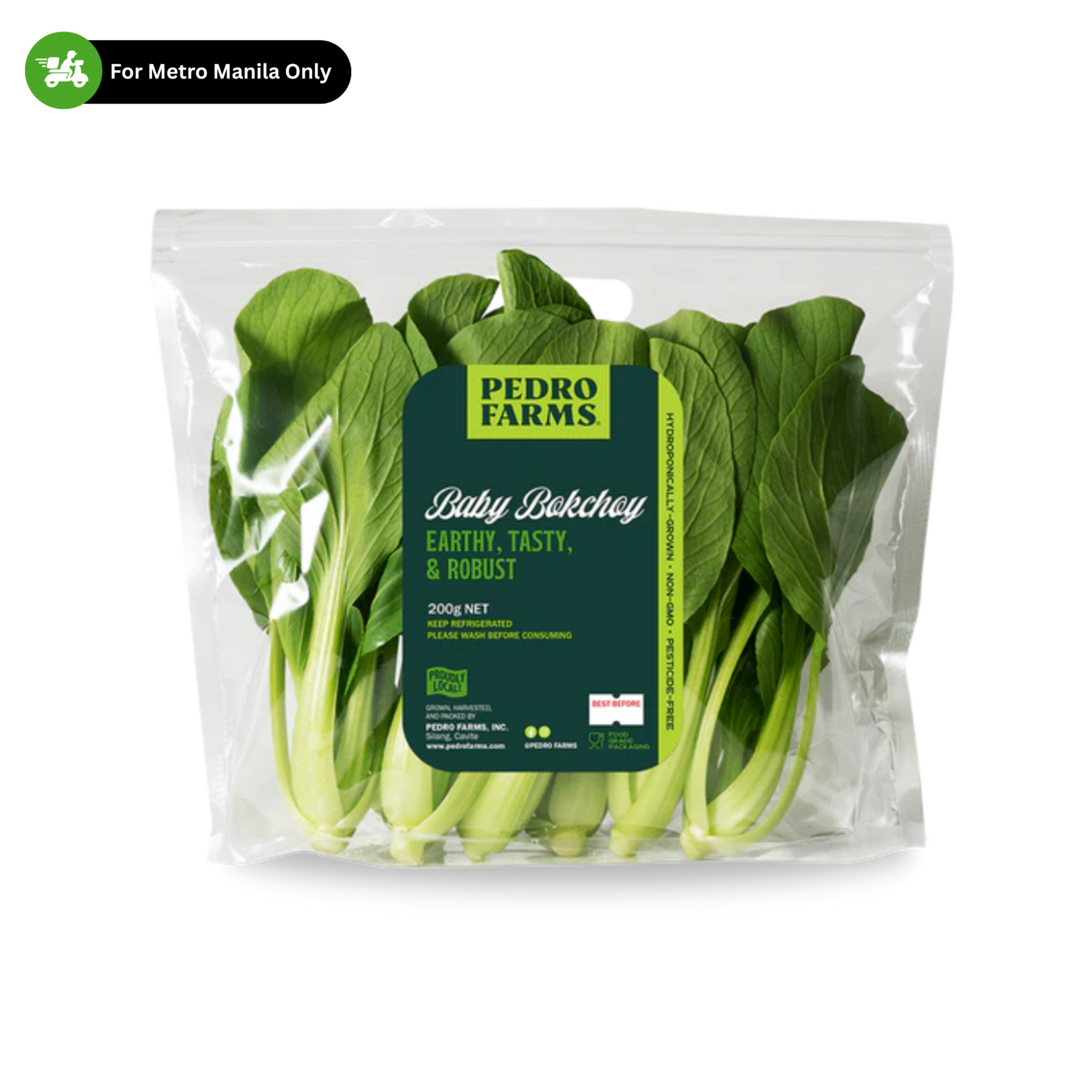 Pedro Farms — Baby Green Bokchoy