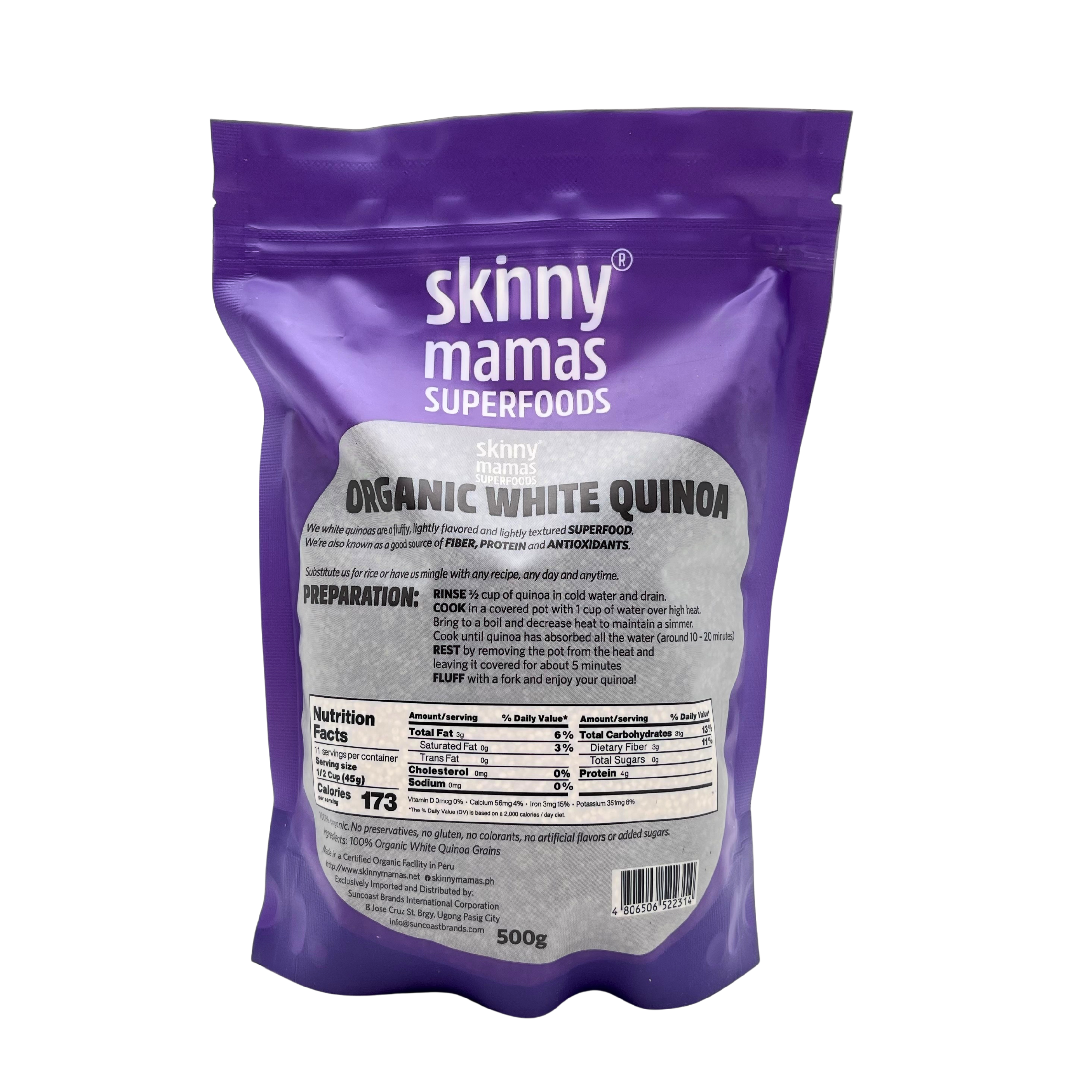Skinny Mamas – Organic White Quinoa