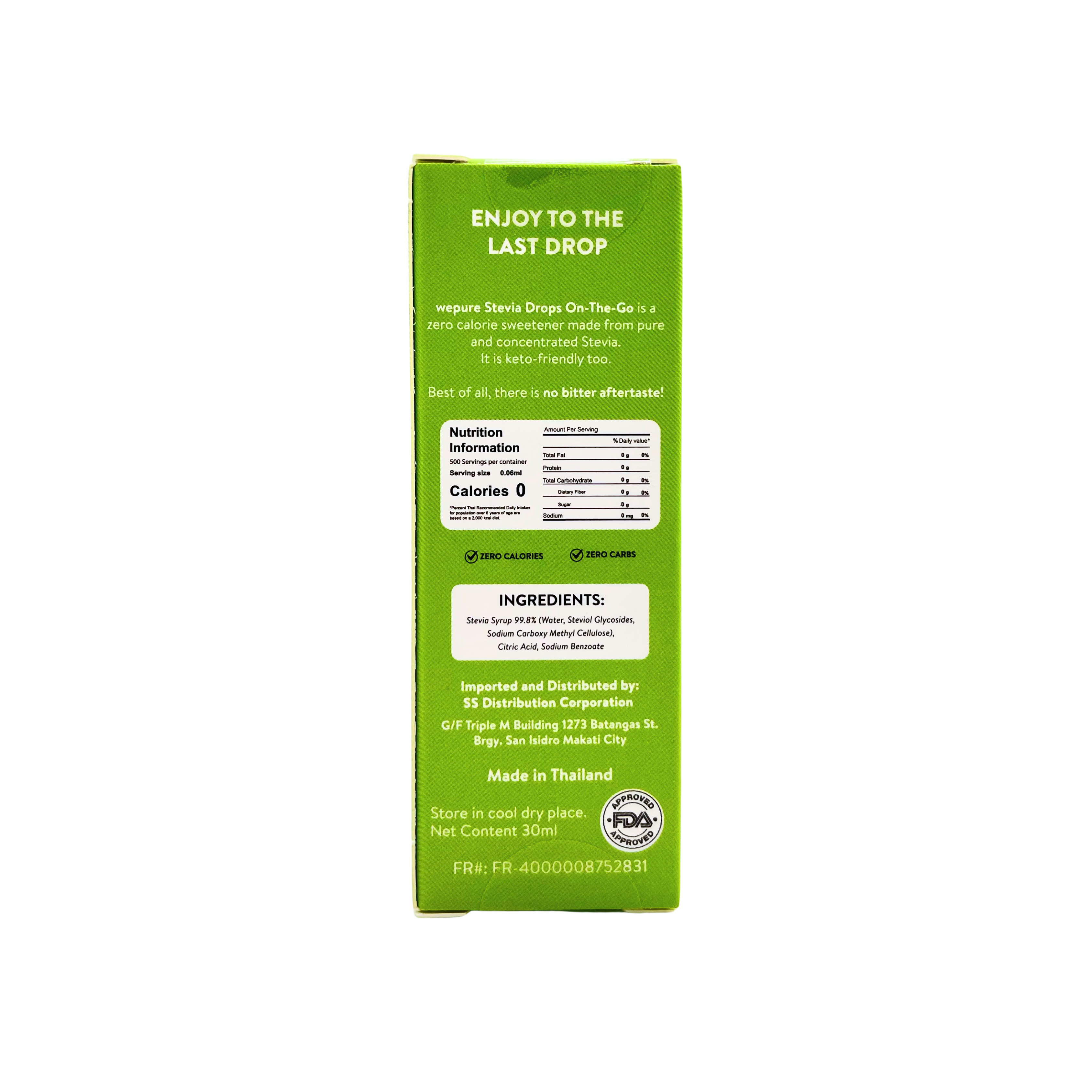 WePure — Stevia Drops Original