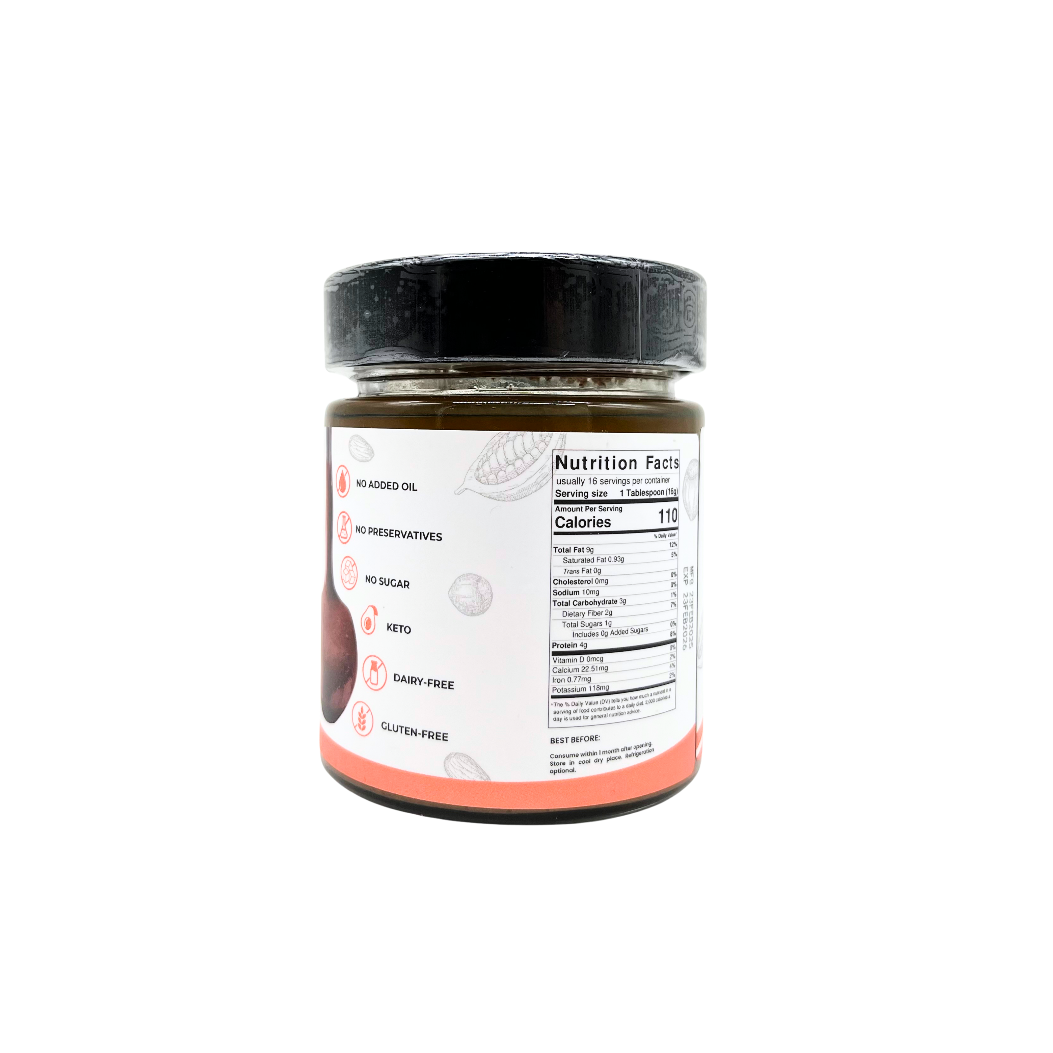 Gourmet Healthy - Almond Hazelnut with Dark Cacao Nut Butter
