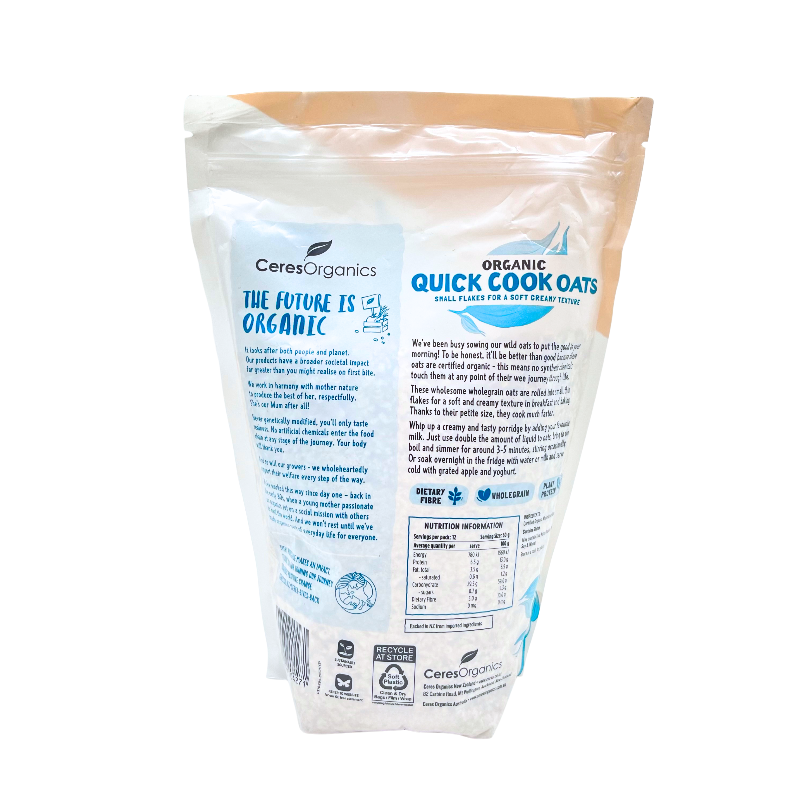 Ceres Organics - Organic Quick Cook Oats