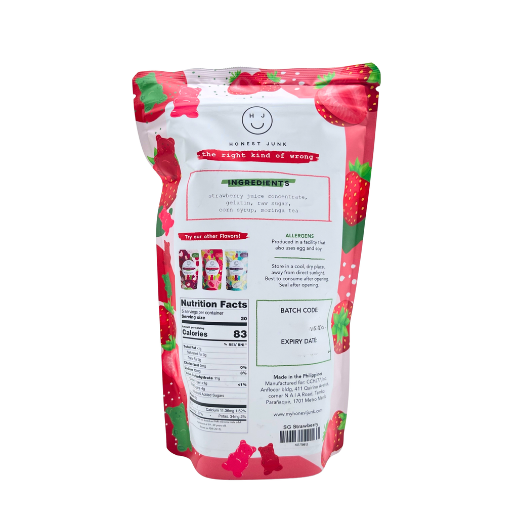 Honest Junk - Strawberry Super Gummies