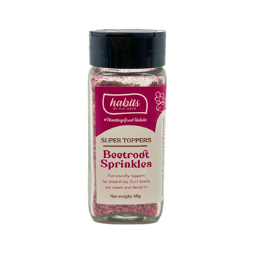 Habits by Mia Sison – Beetroot Sprinkles Topper