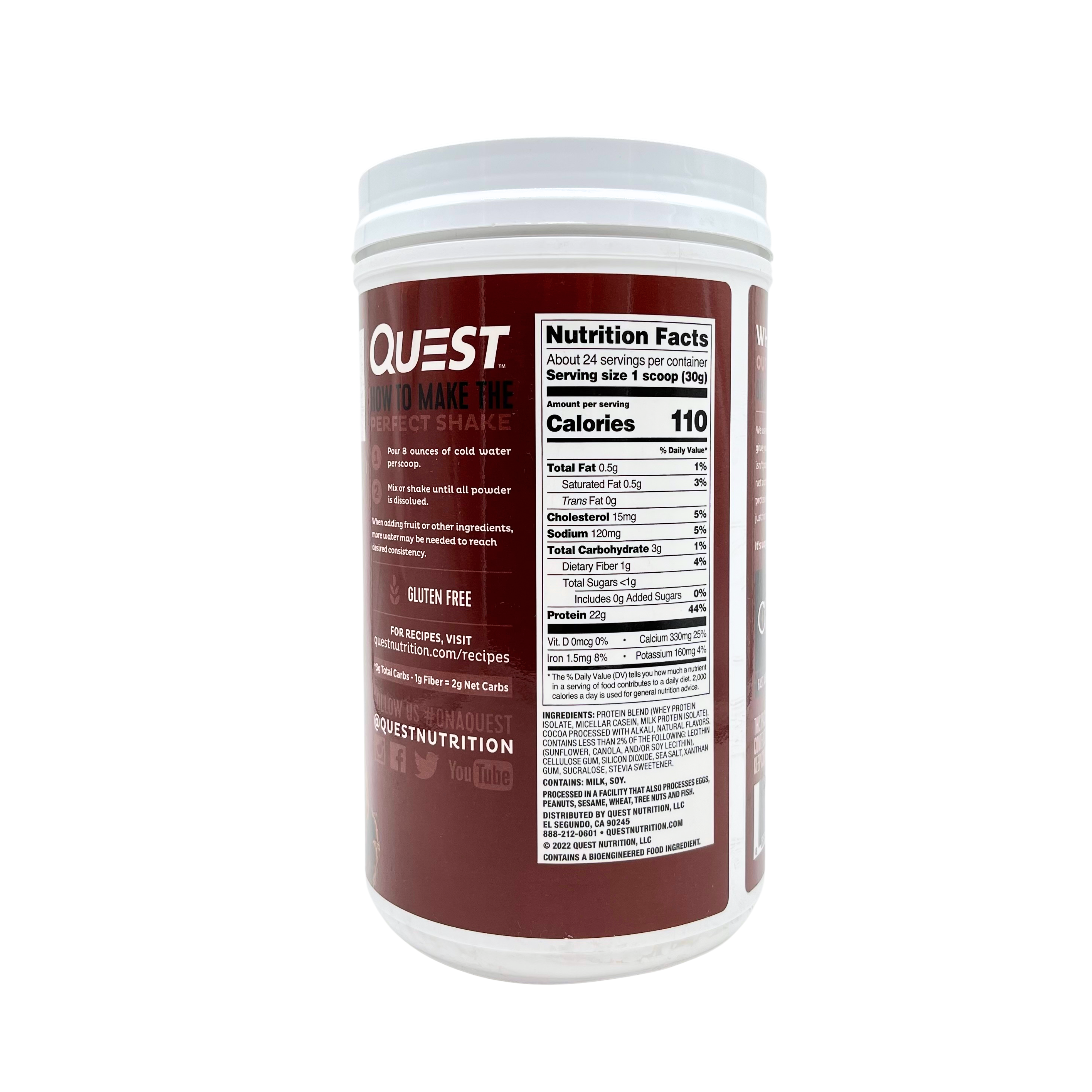 Quest - Chocolate Milkshake Protein Powder