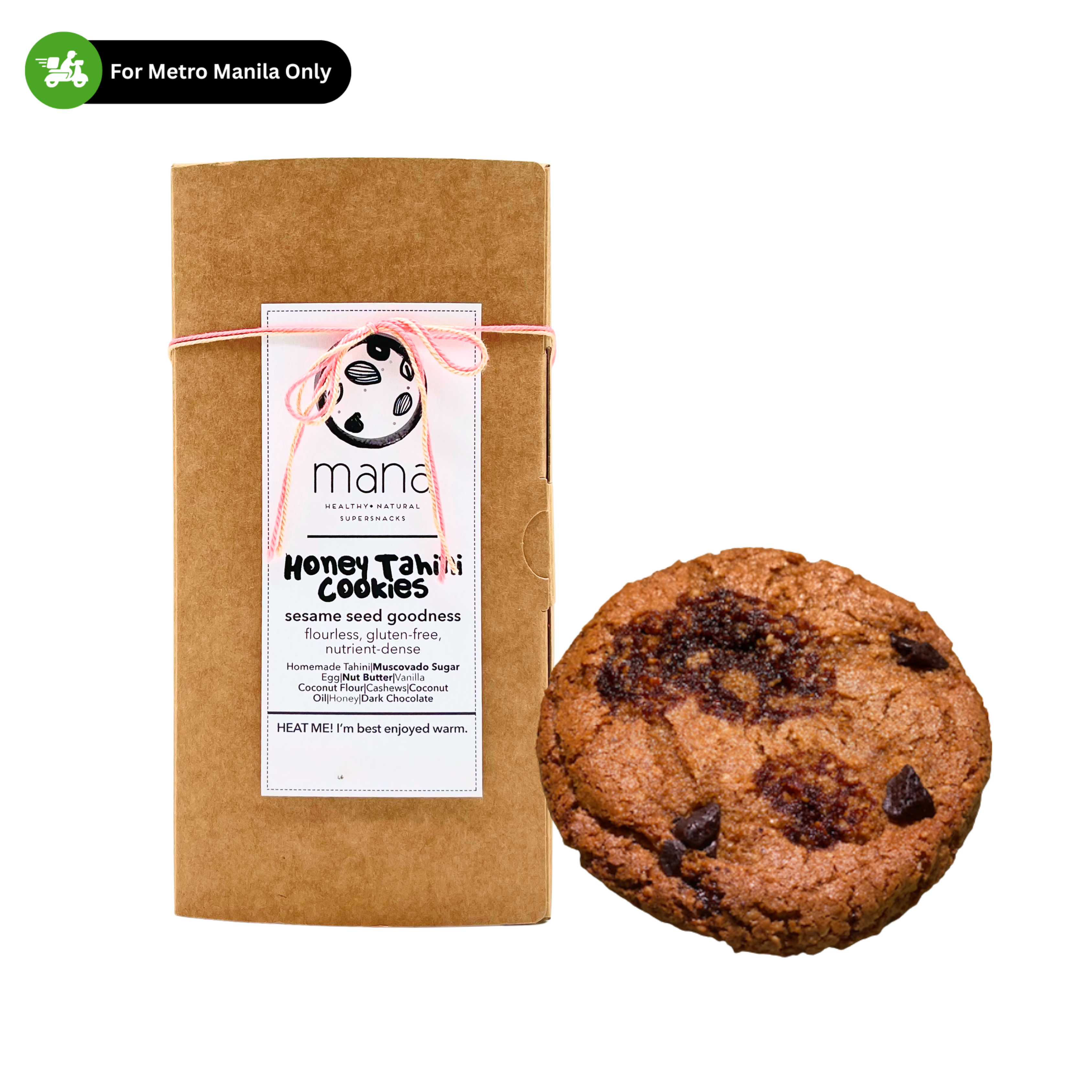 Mana Bites – Honey Tahini Cookies