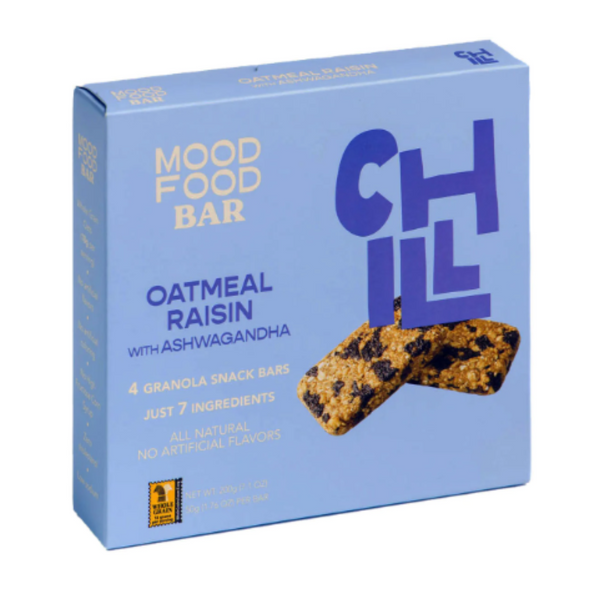 Mood Food  – CHILL Oatmeal Raisin with Ashwagandha Bar