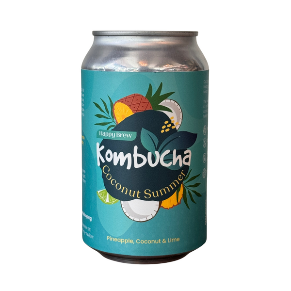 Happy Brew Kombucha — Coconut Summer