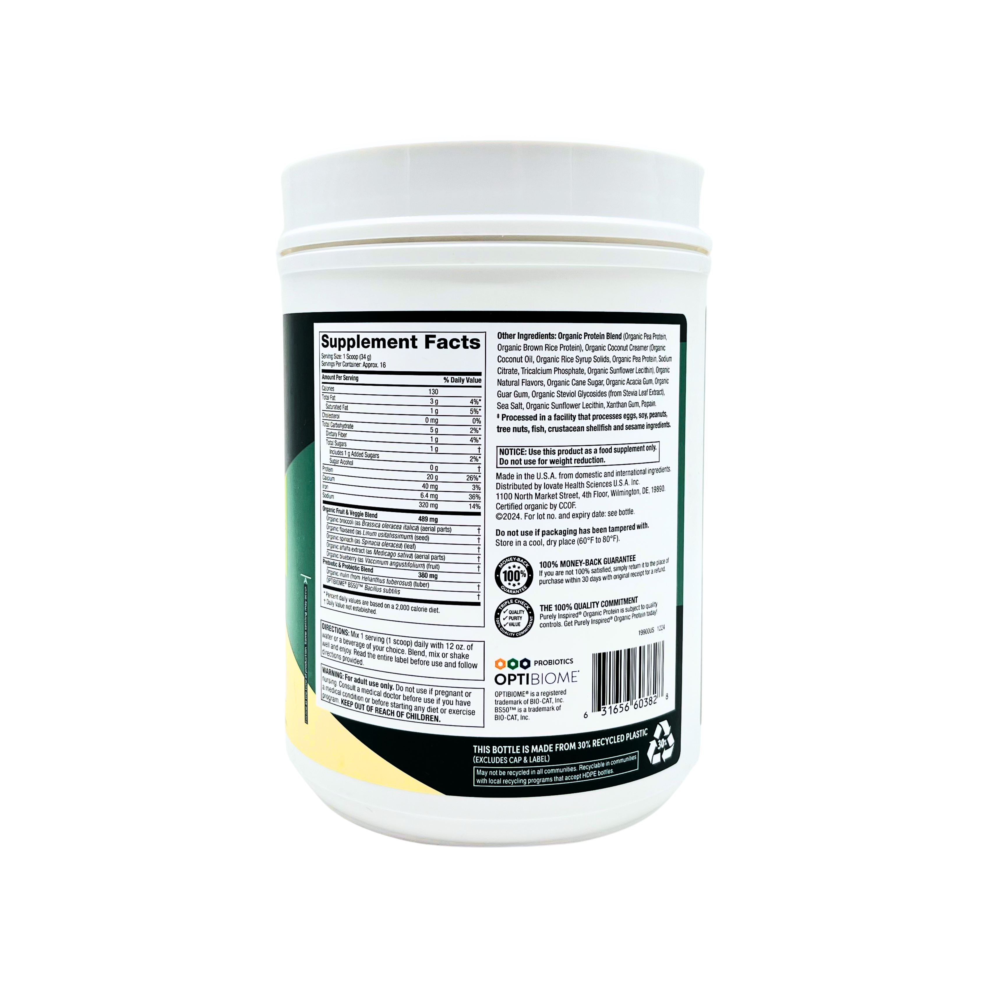 Purely Inspired – Organic Protein (French Vanilla)