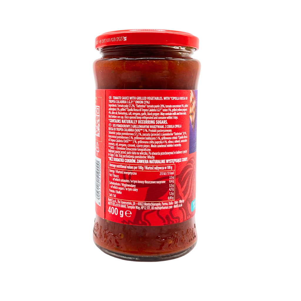 Mutti - Pasta Sauce with Grilled Vegetables