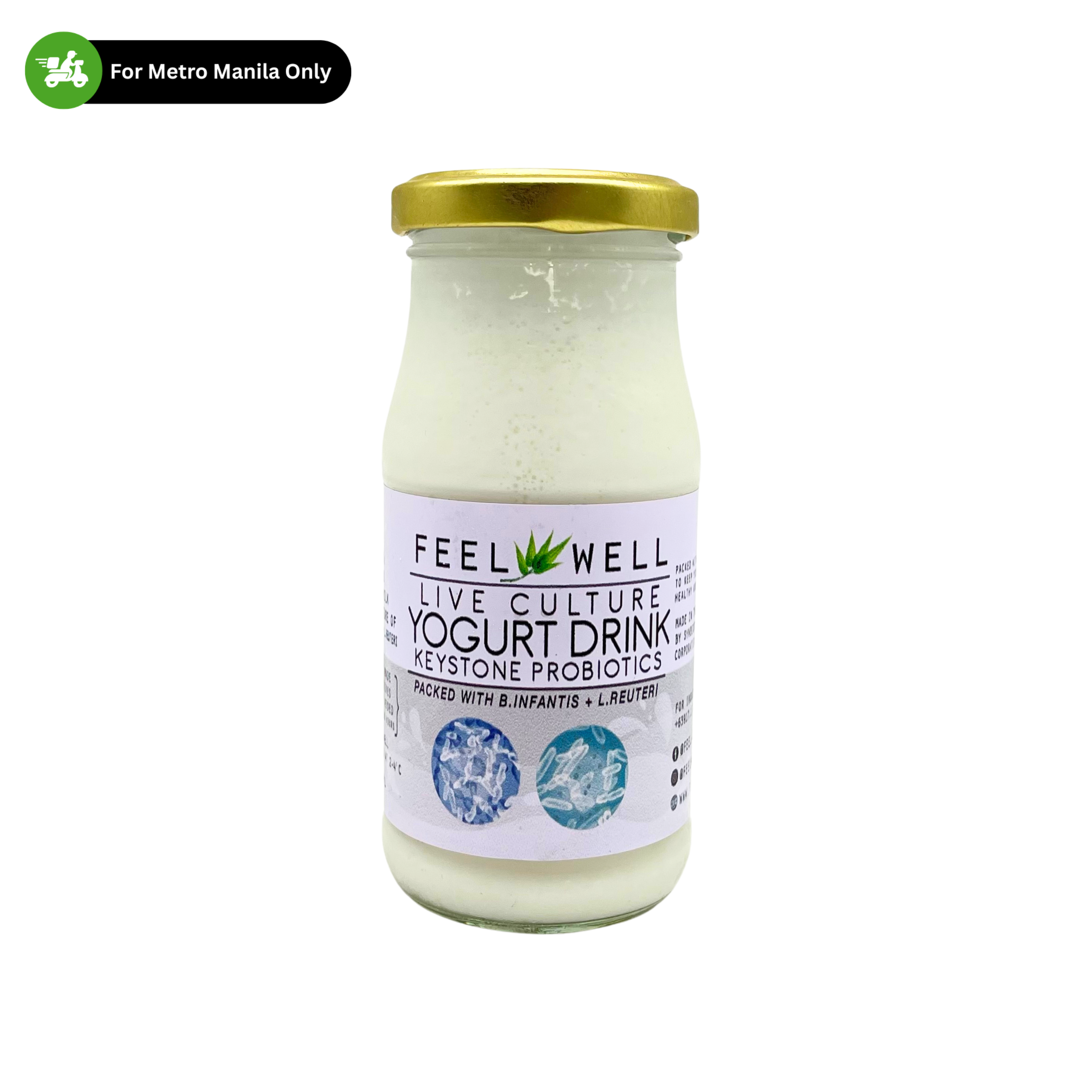 Feel Well - Keystone Probiotic Yogurt Drink (B. Infantis + L. Reuteri)