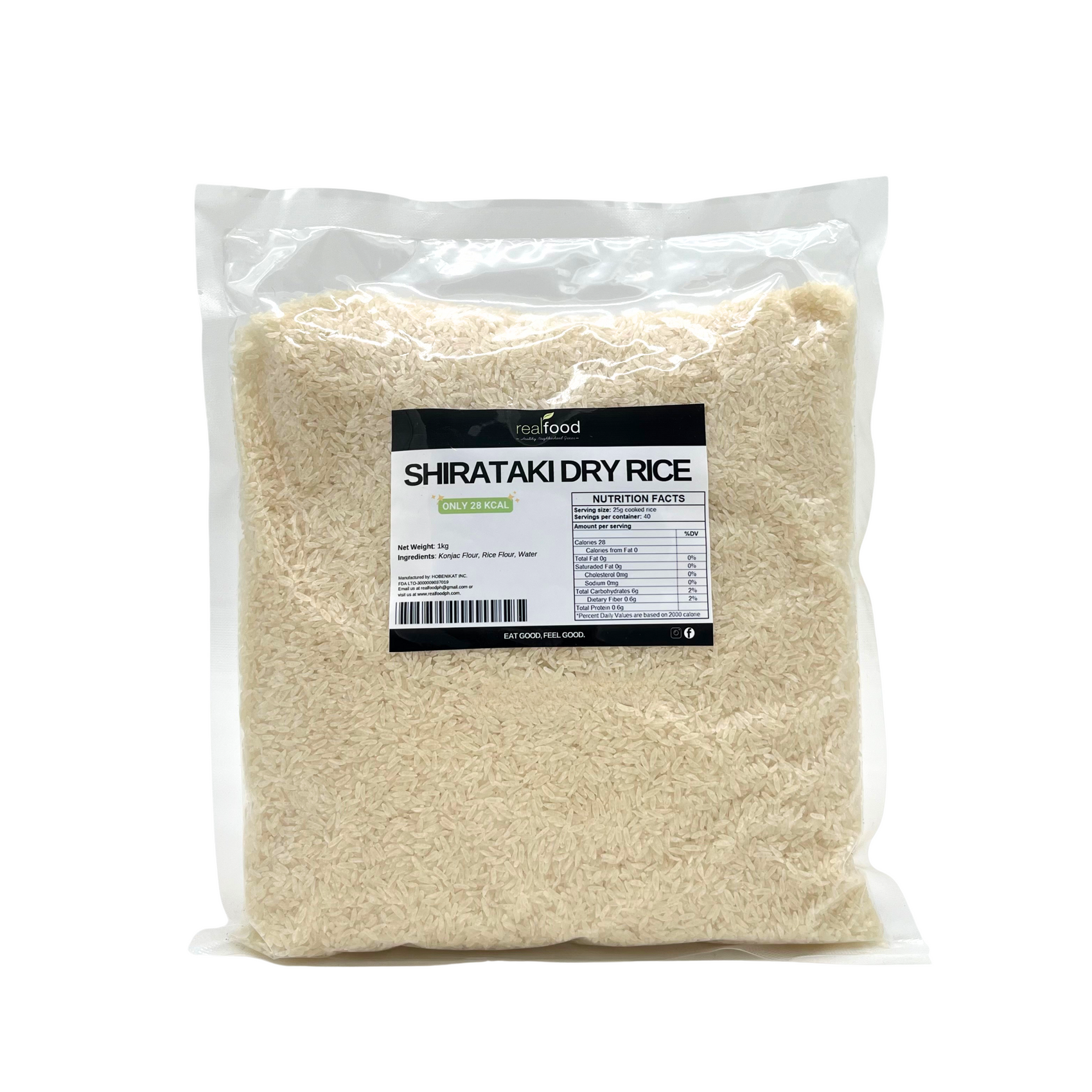 Dry Packet Rice Real Food PH – Shirataki Dry Rice 1kg
