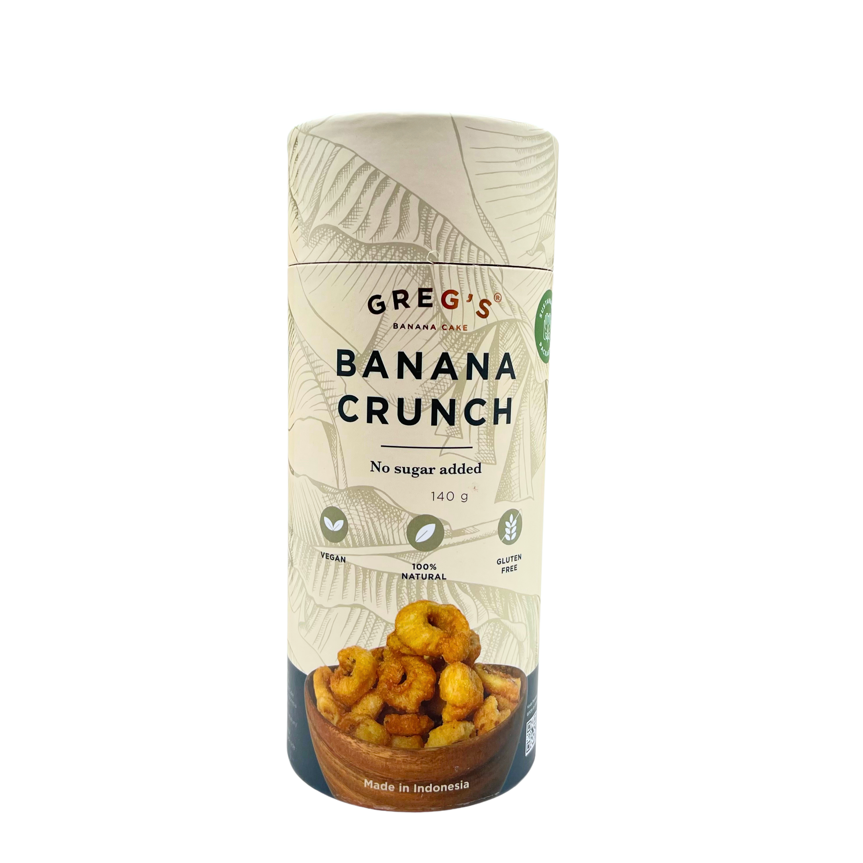 Greg's – Banana Crunch No Sugar Added