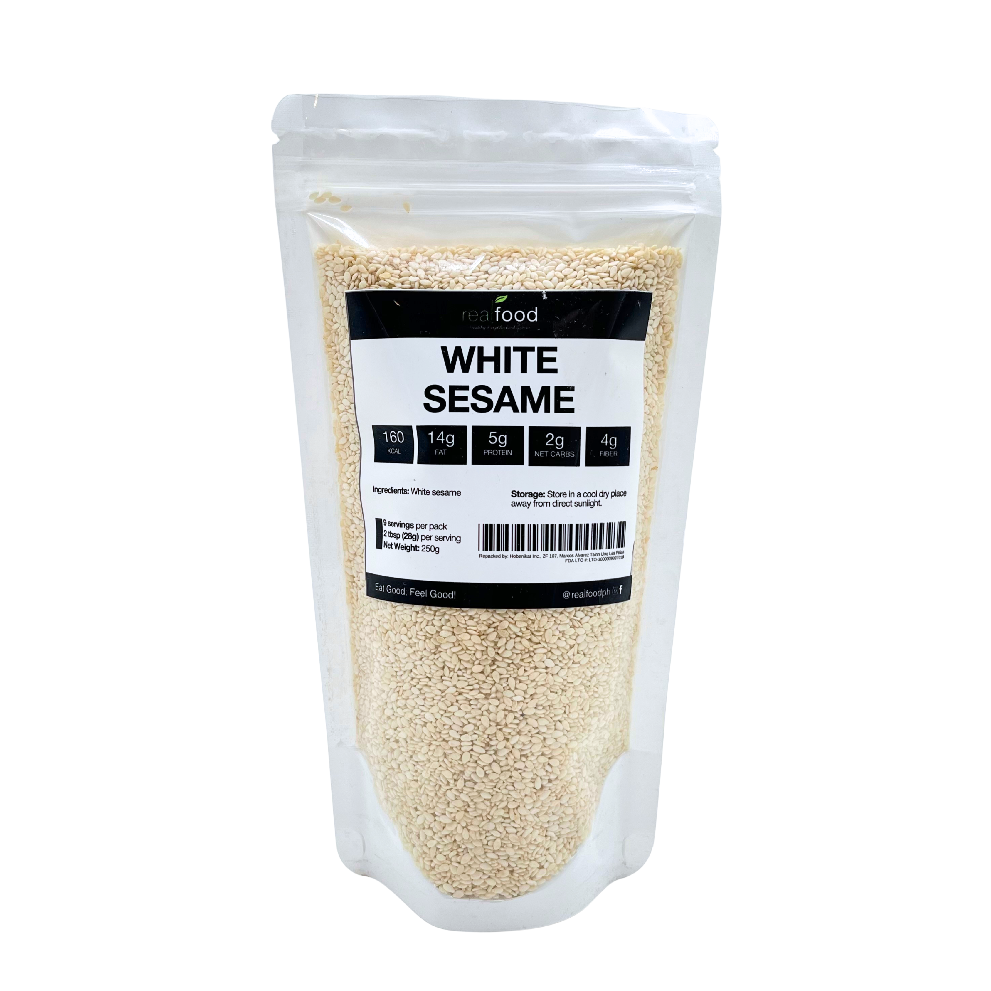 Real Food - White Sesame Seeds