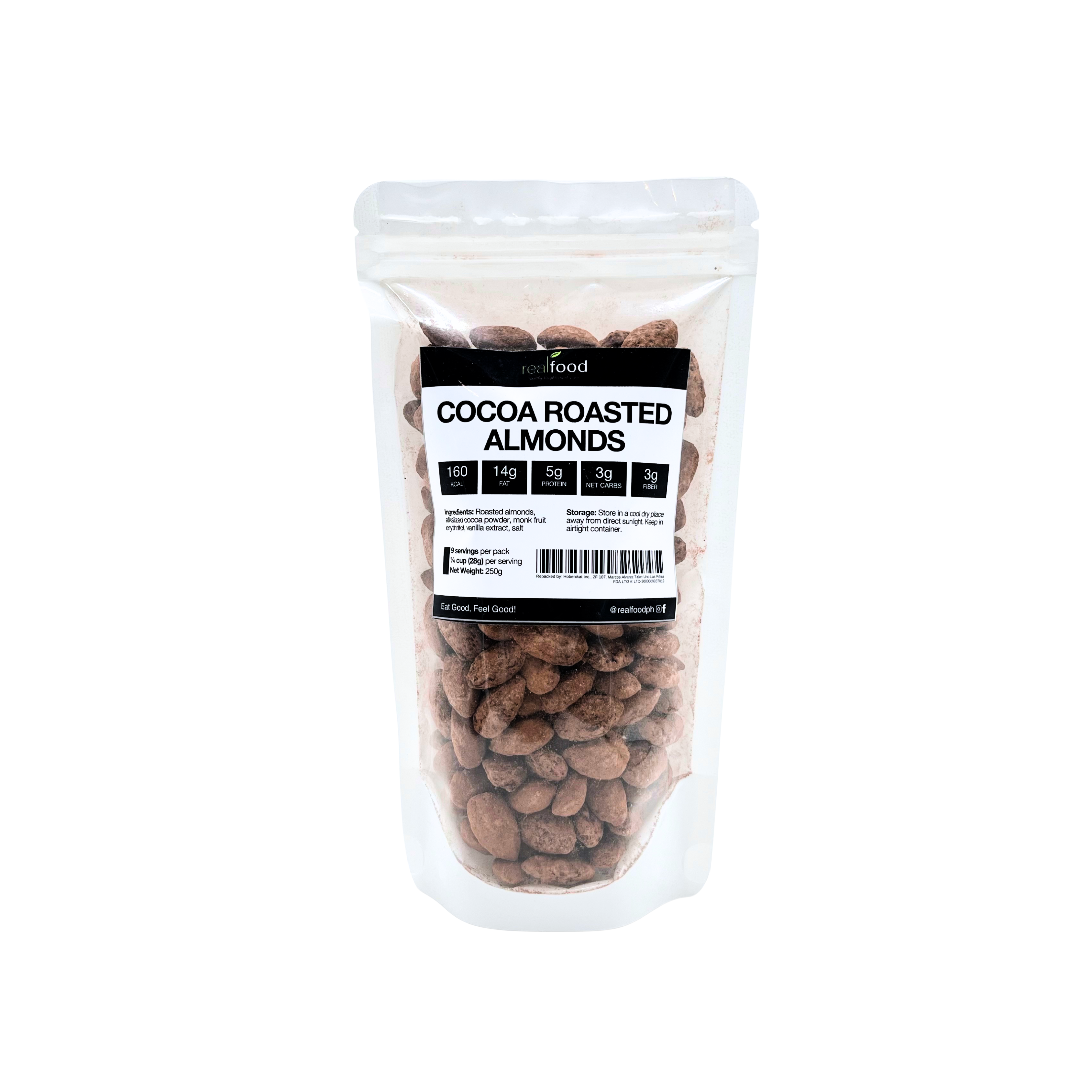 Real Food - Cocoa Roasted Almonds