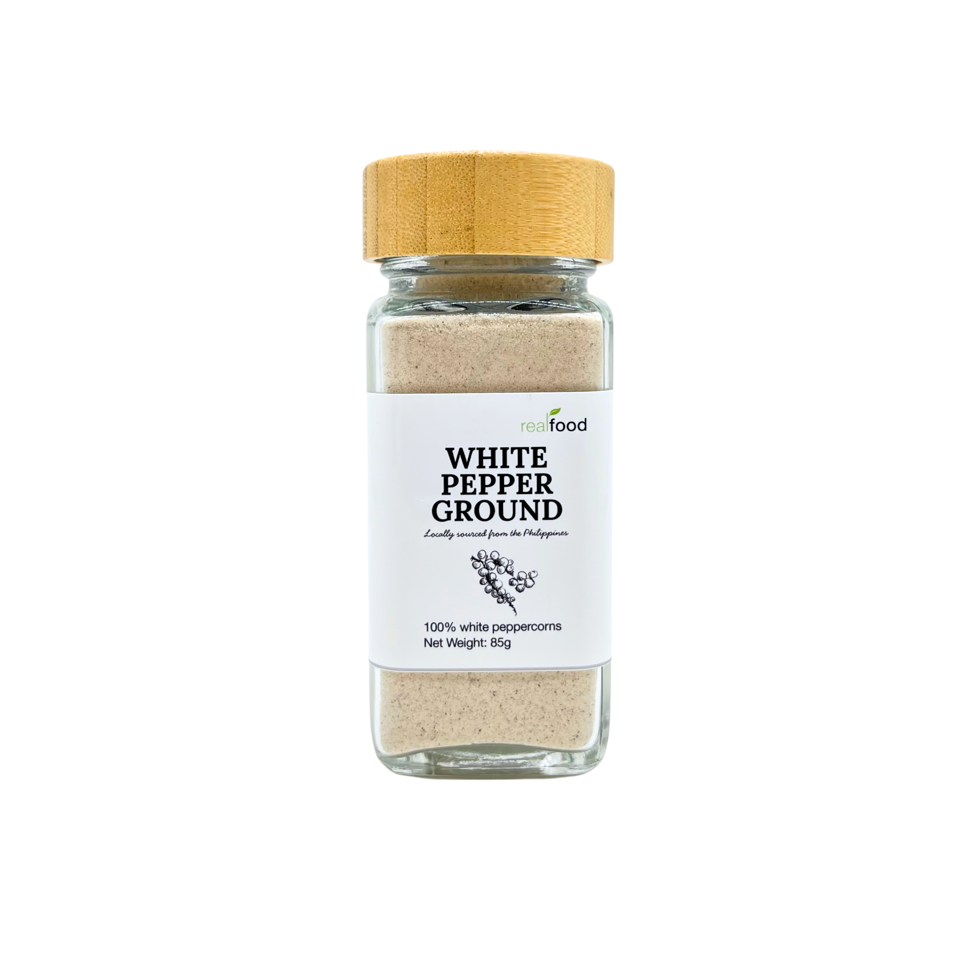 Real Food PH - White Pepper Ground