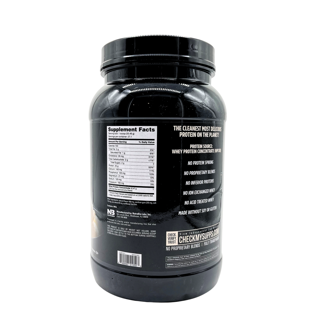 NutraBio - Vanilla Whey Protein